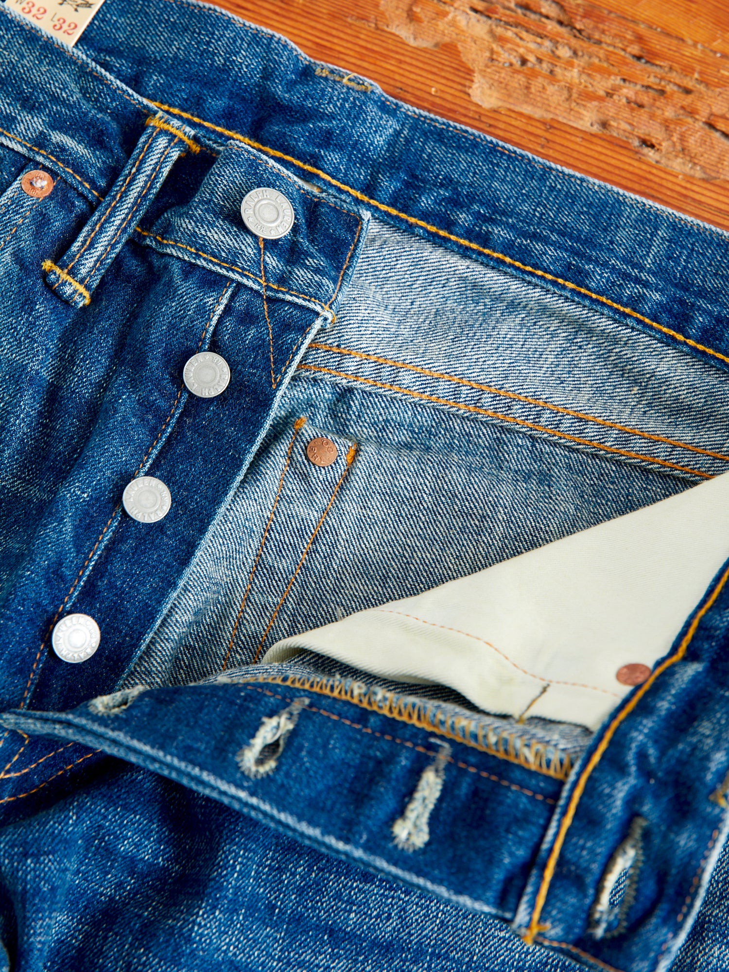 "Hillsview Wash" 16oz Selvedge Denim - Slim Fit - Image 7
