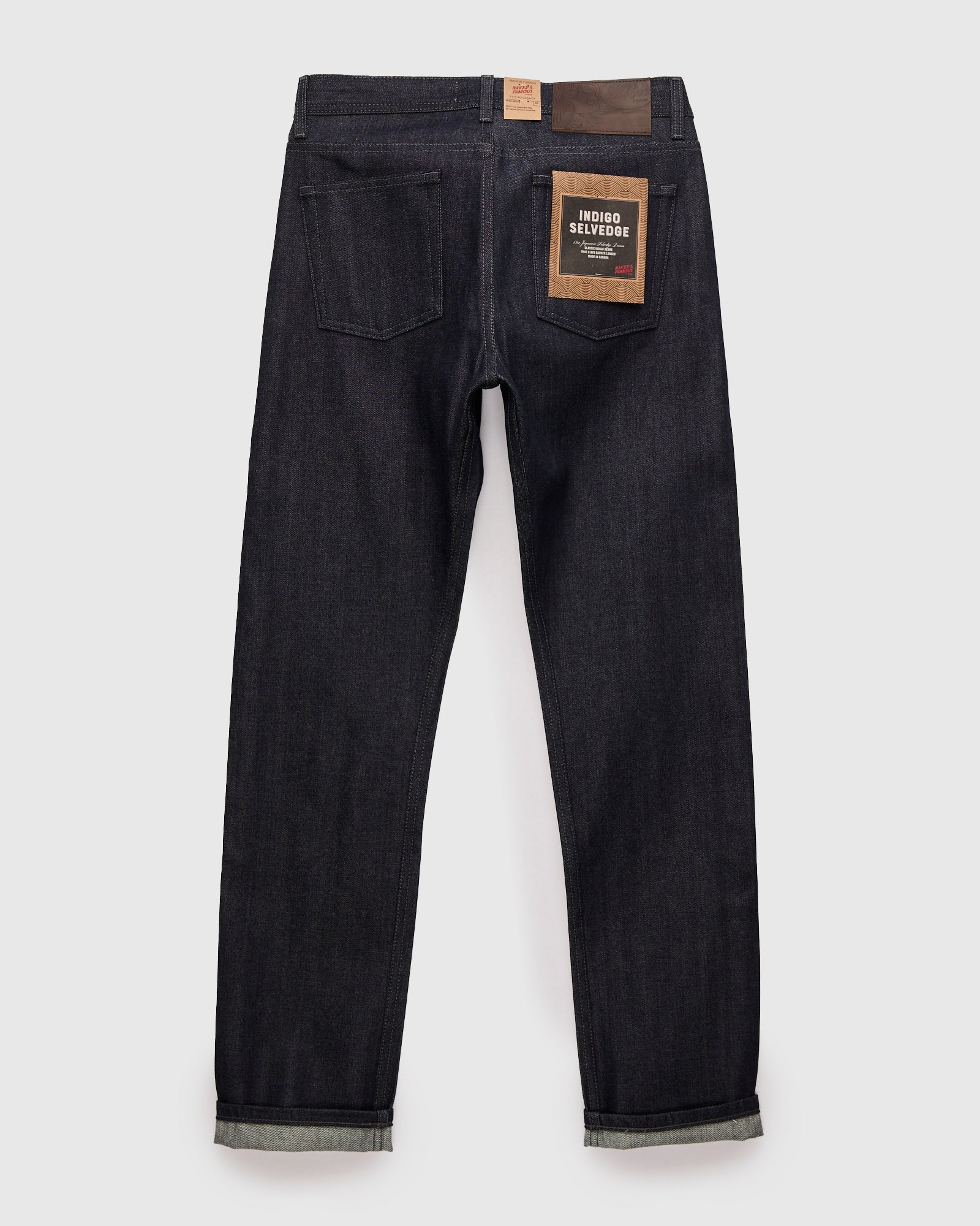 "Indigo Selvedge" 13oz Selvedge Denim - Weird Guy Fit - Image 3