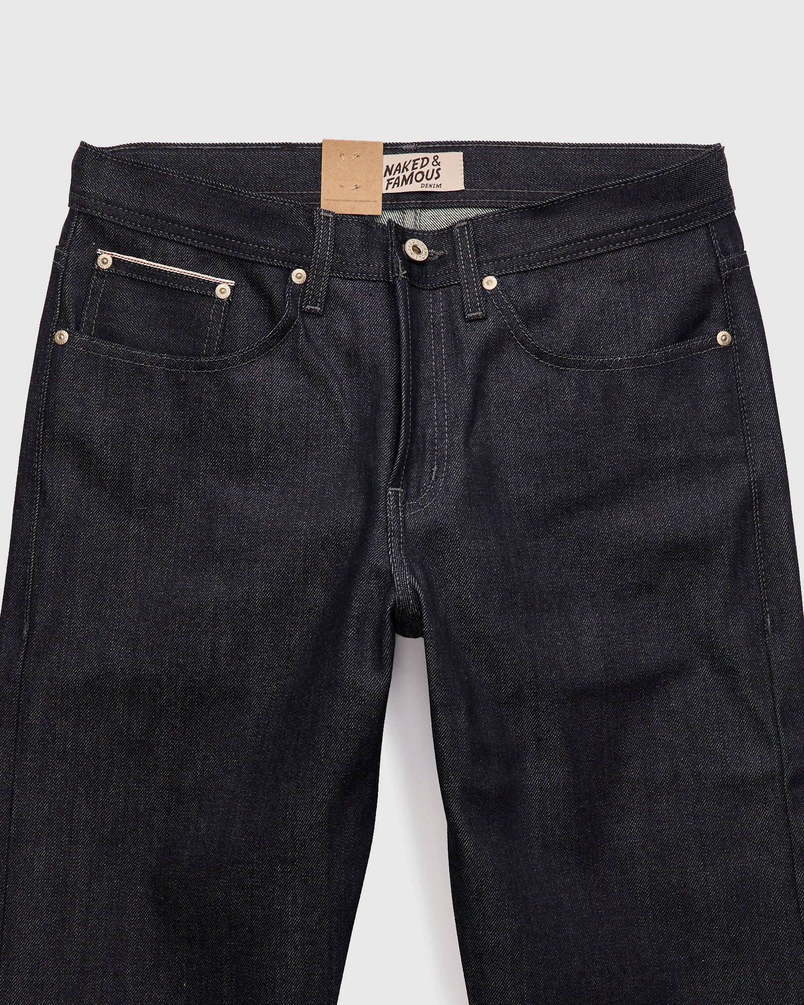 "Indigo Selvedge" 13oz Selvedge Denim - Weird Guy Fit - Image 5