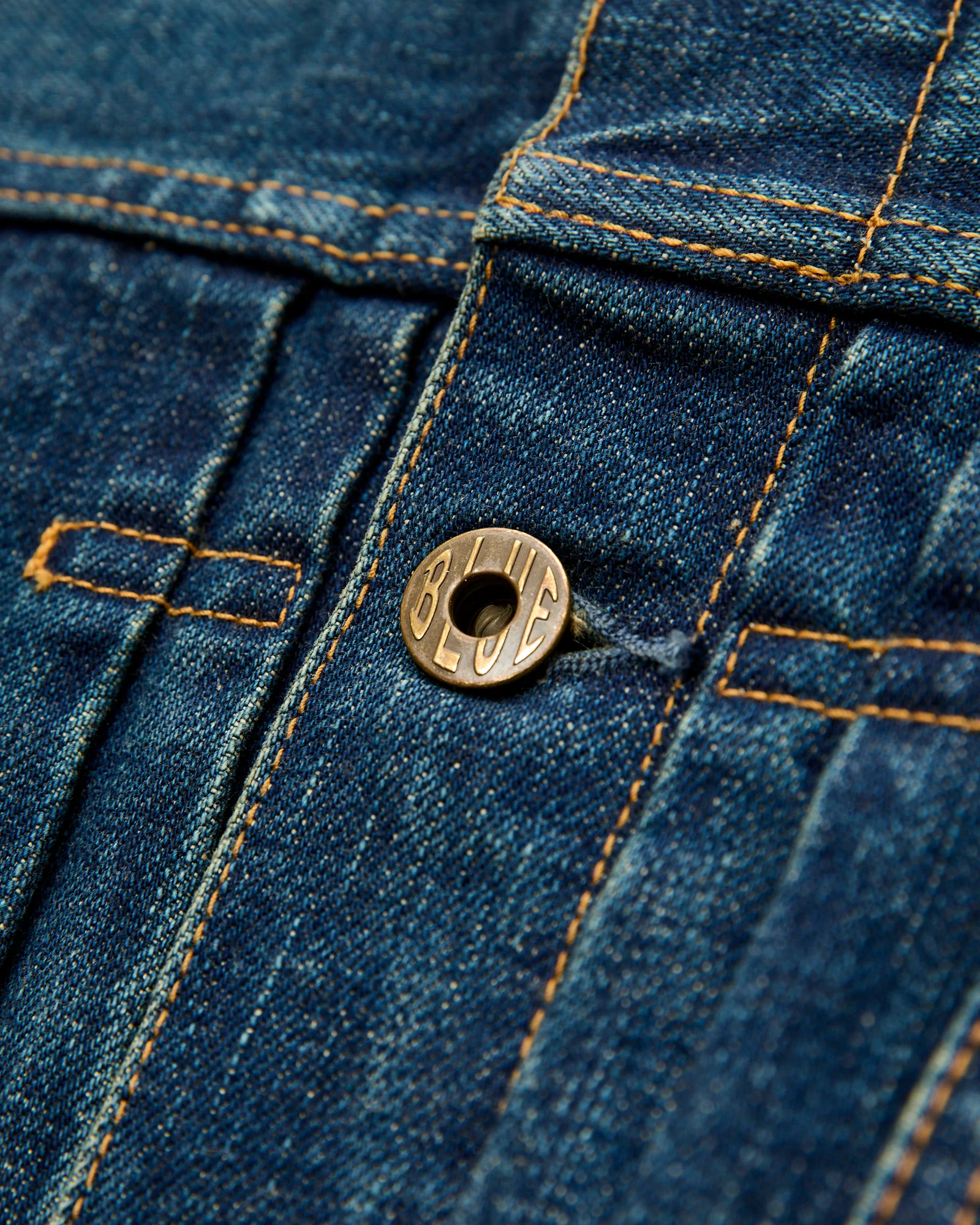 JBGJ1000-D01 14.8oz Type 2 Denim Jacket in Dark Wash Indigo - Image 5