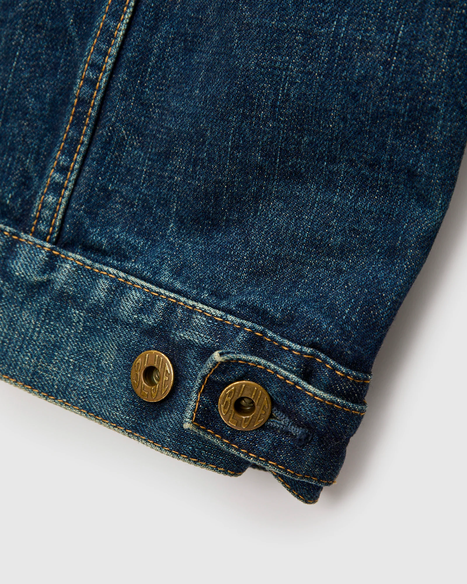 JBGJ1000-D01 14.8oz Type 2 Denim Jacket in Dark Wash Indigo - Image 8