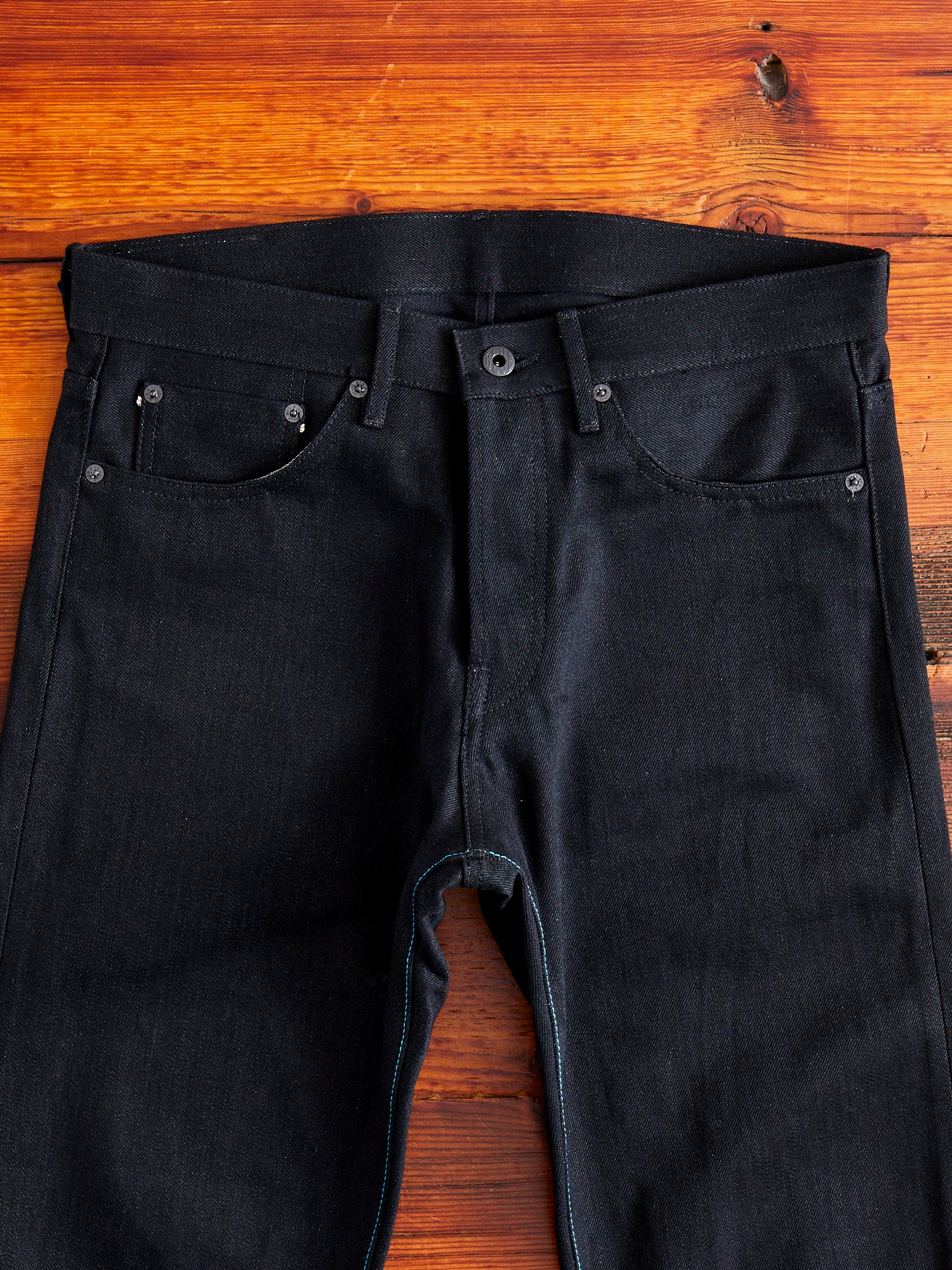 JBO-670 16oz Black Selvedge Denim - High Tapered - Image 5