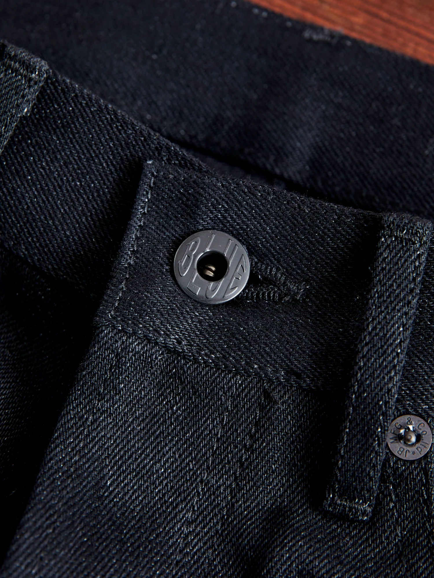 JBO-670 16oz Black Selvedge Denim - High Tapered - Image 8
