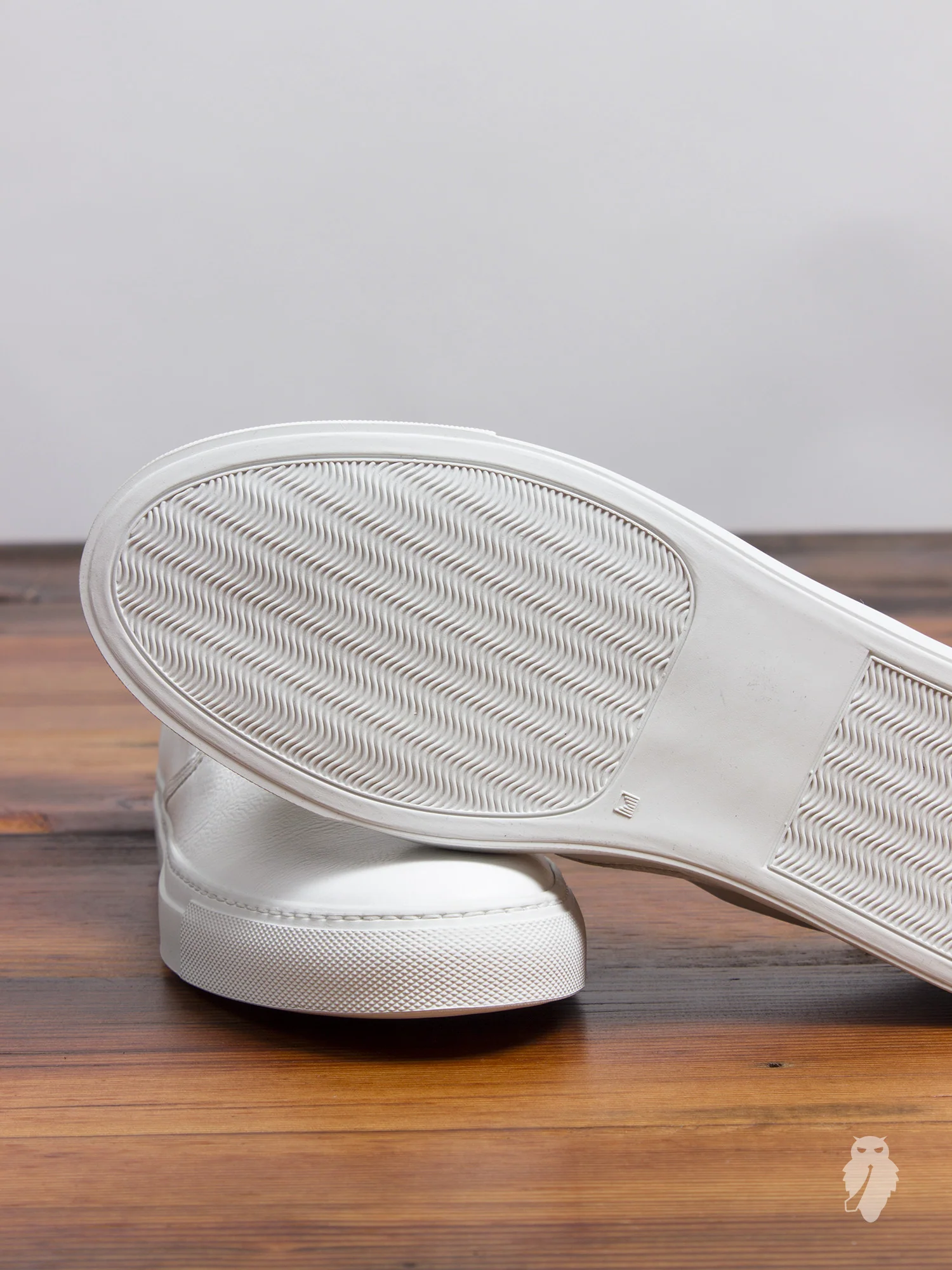 Leather Slip-On Sneaker in White - Image 4