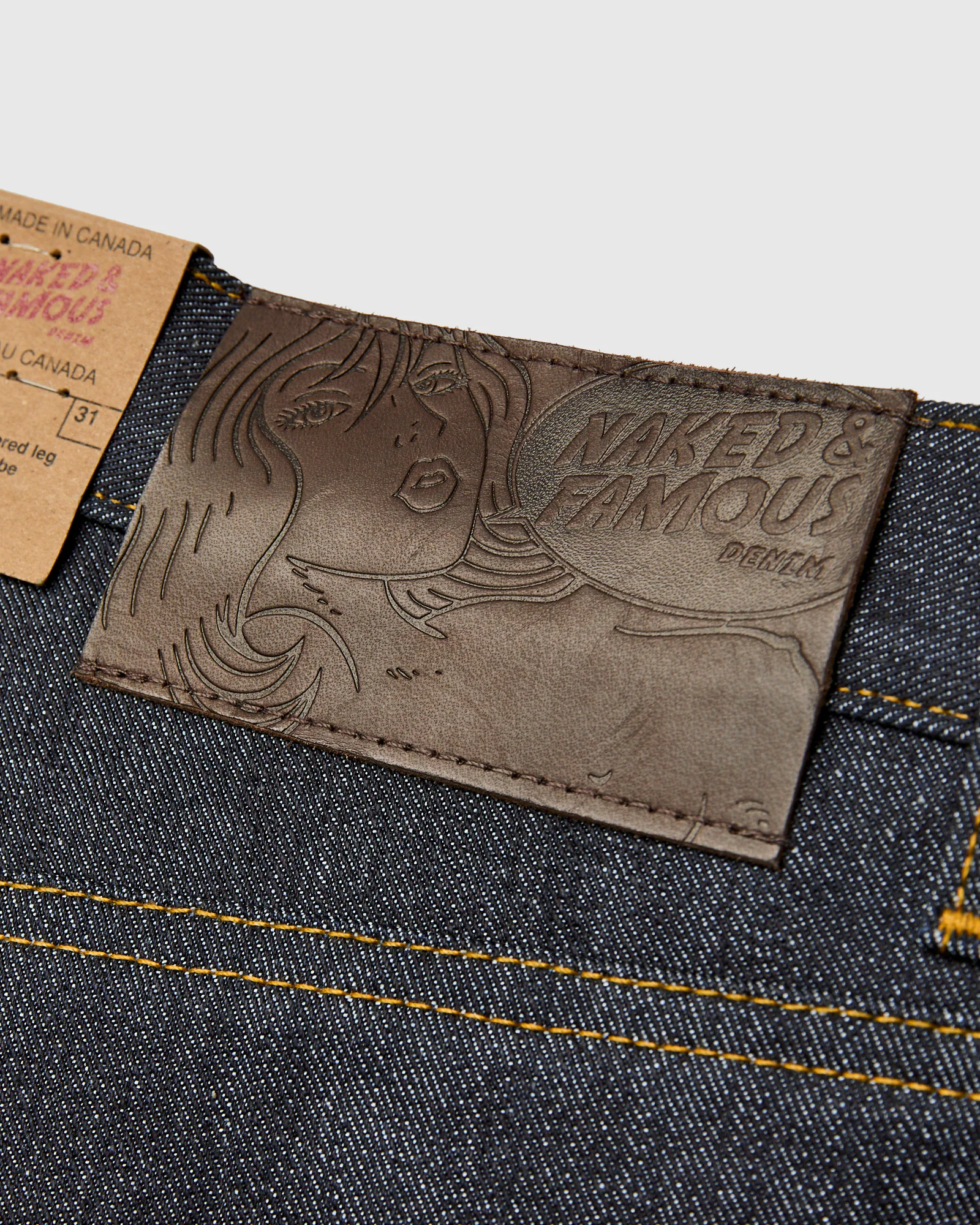 "Left Hand Twill" 13.75oz Selvedge Denim - Easy Guy Fit - Image 6