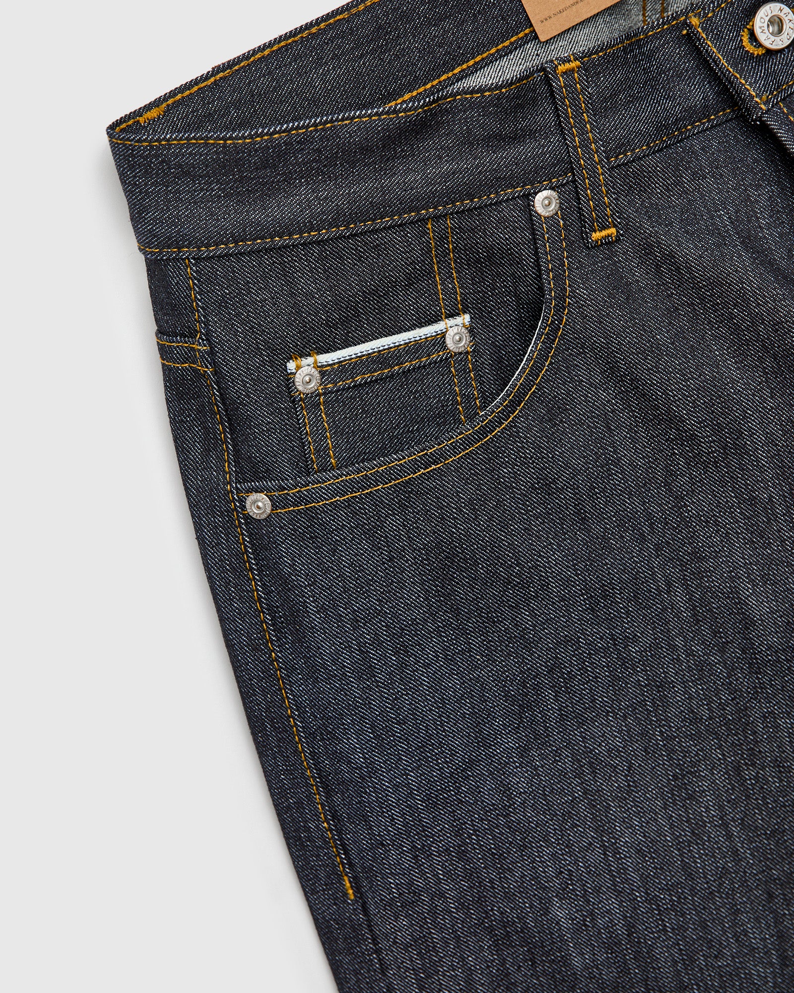 "Left Hand Twill" 13.75oz Selvedge Denim - Easy Guy Fit - Image 8