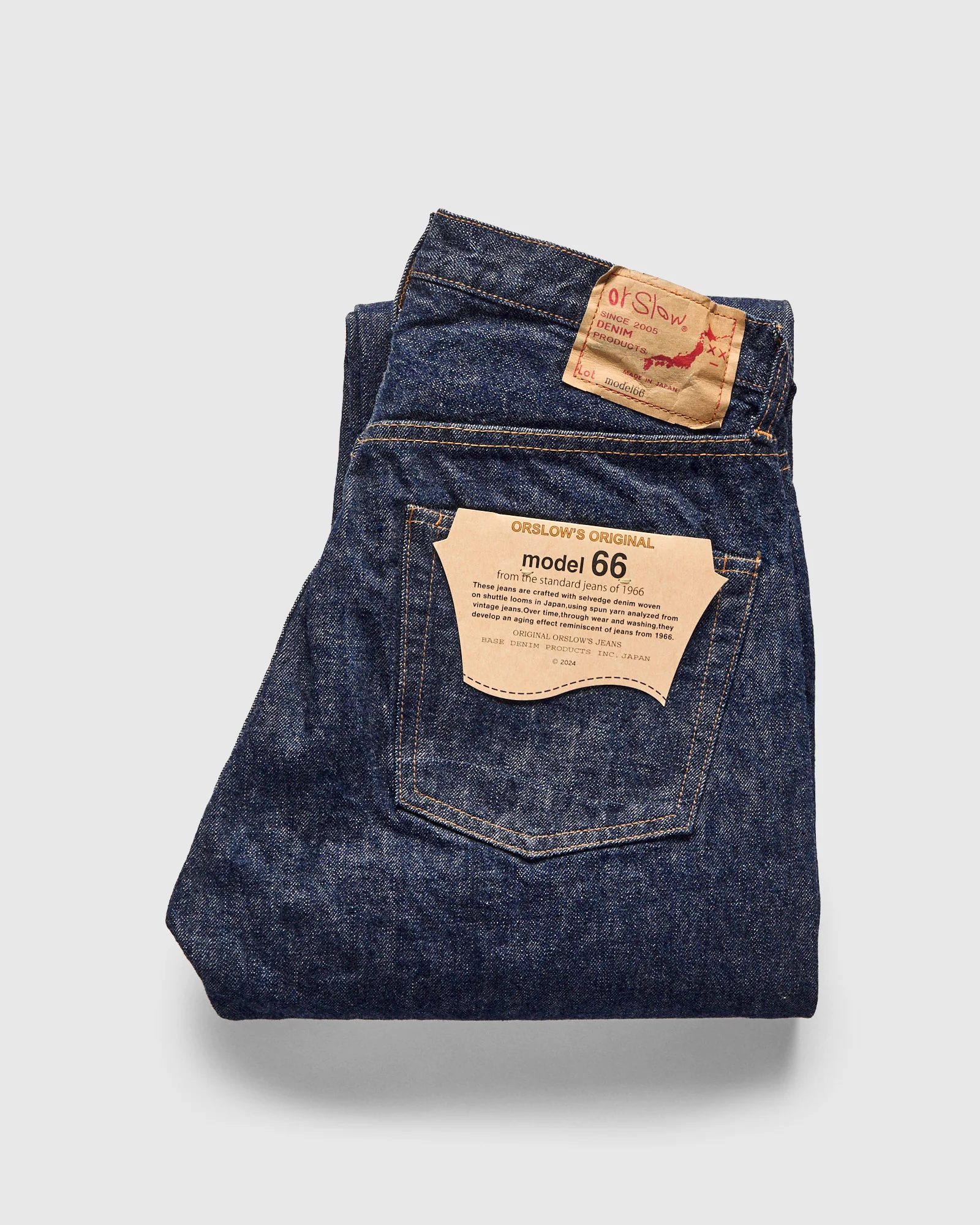"Model 66" 14oz Selvedge Denim - Straight Fit - Image 3