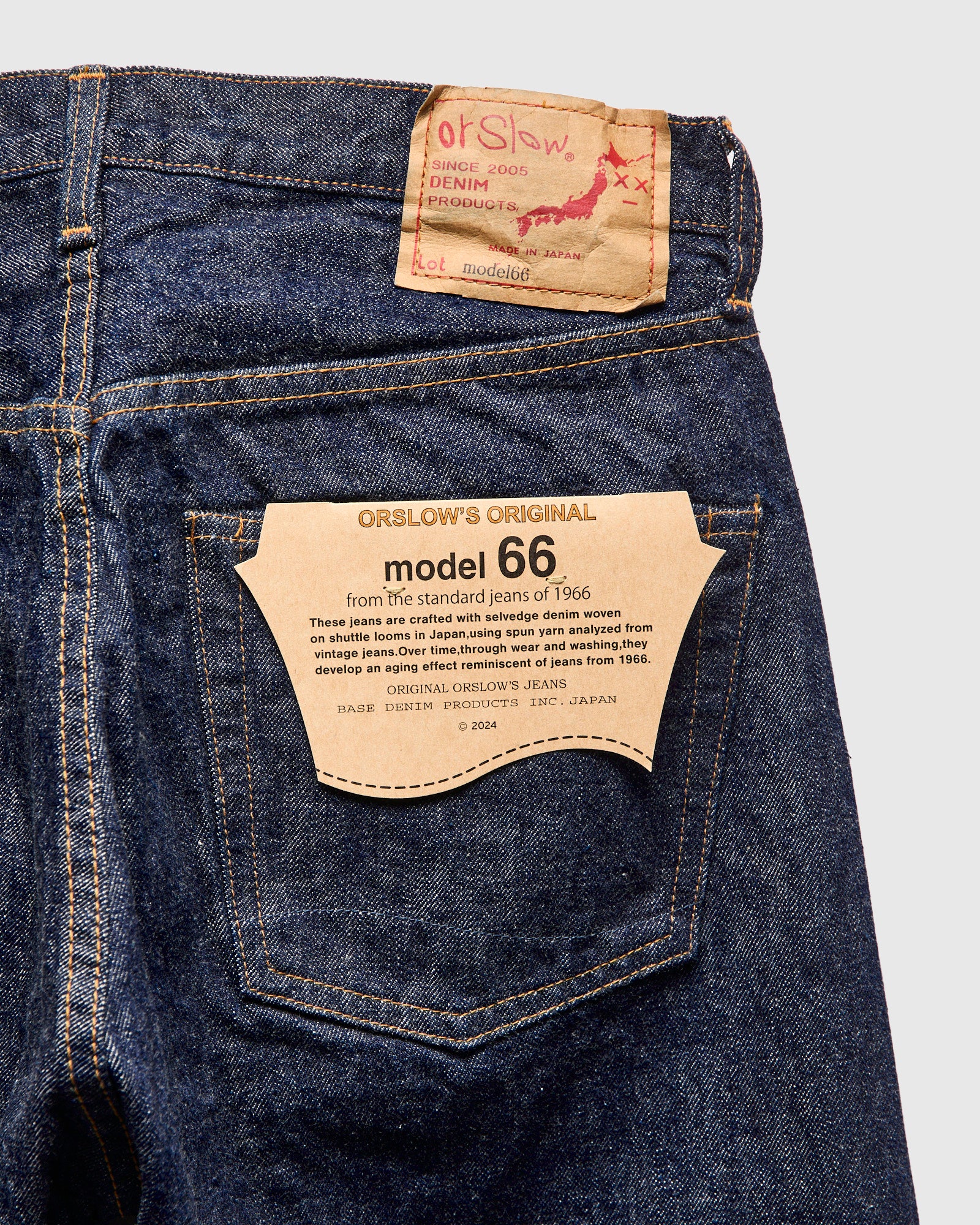 "Model 66" 14oz Selvedge Denim - Straight Fit - Image 4