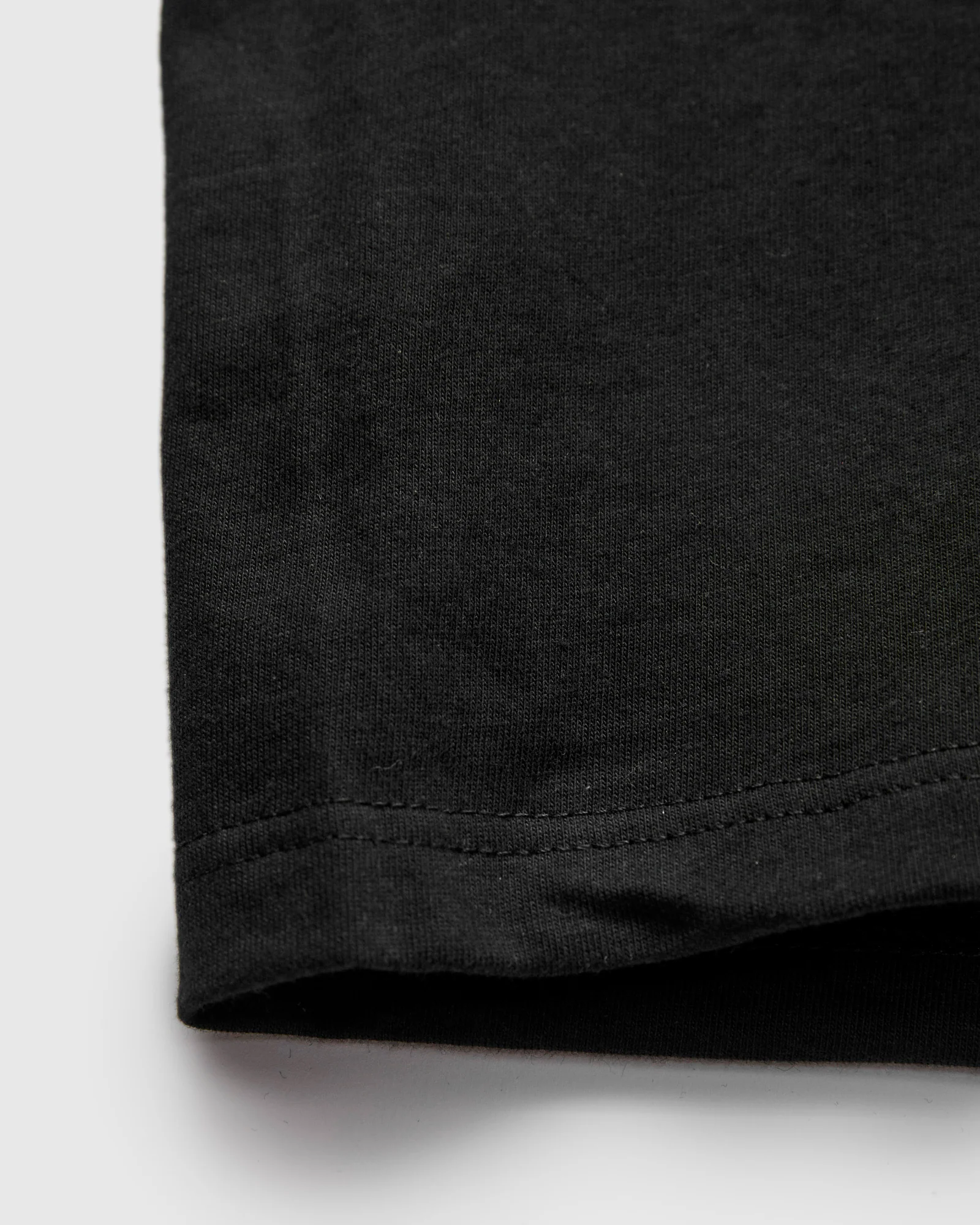 Circular-Knit T-Shirt in Black - Image 5