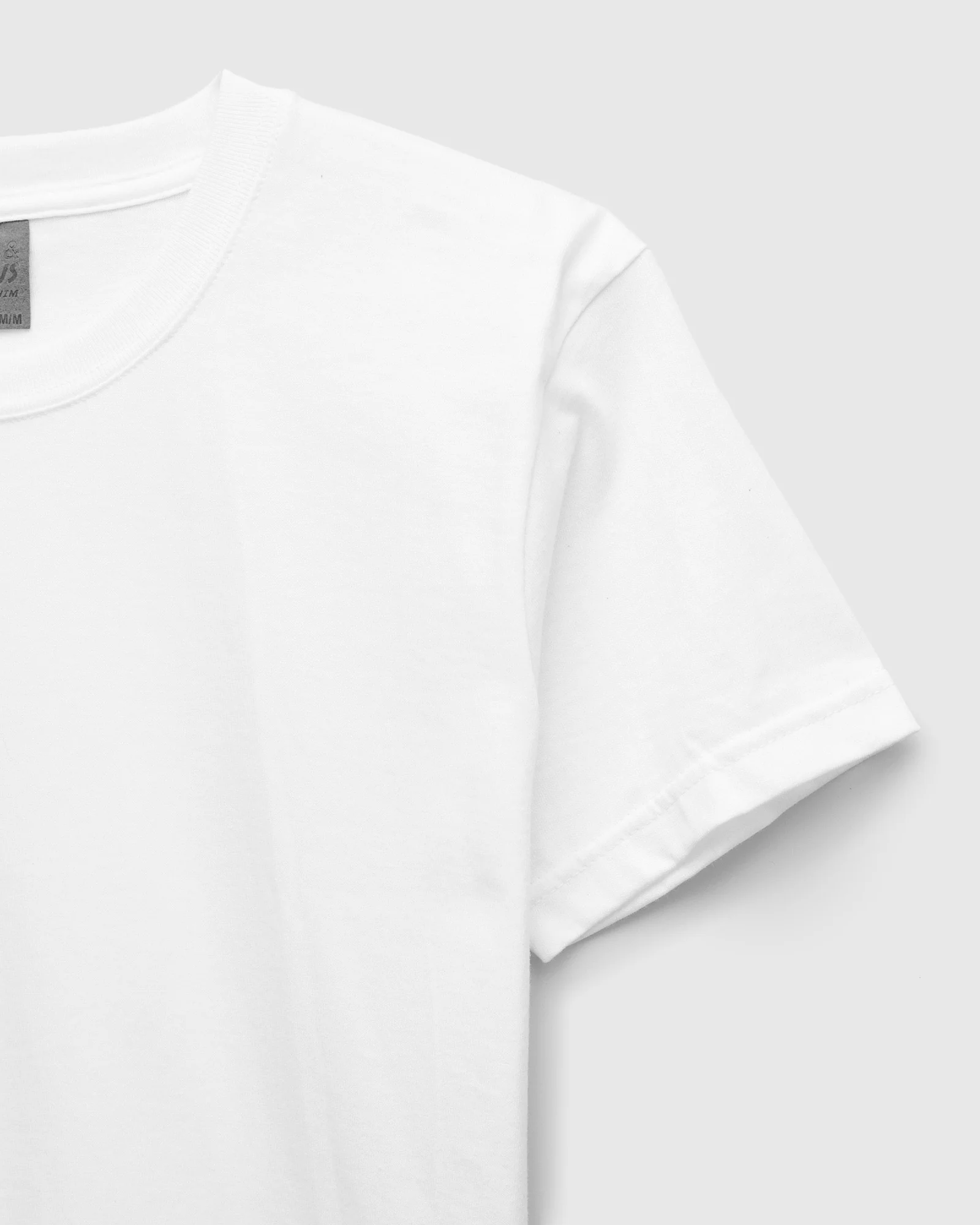 Circular-Knit T-Shirt in White - Image 4