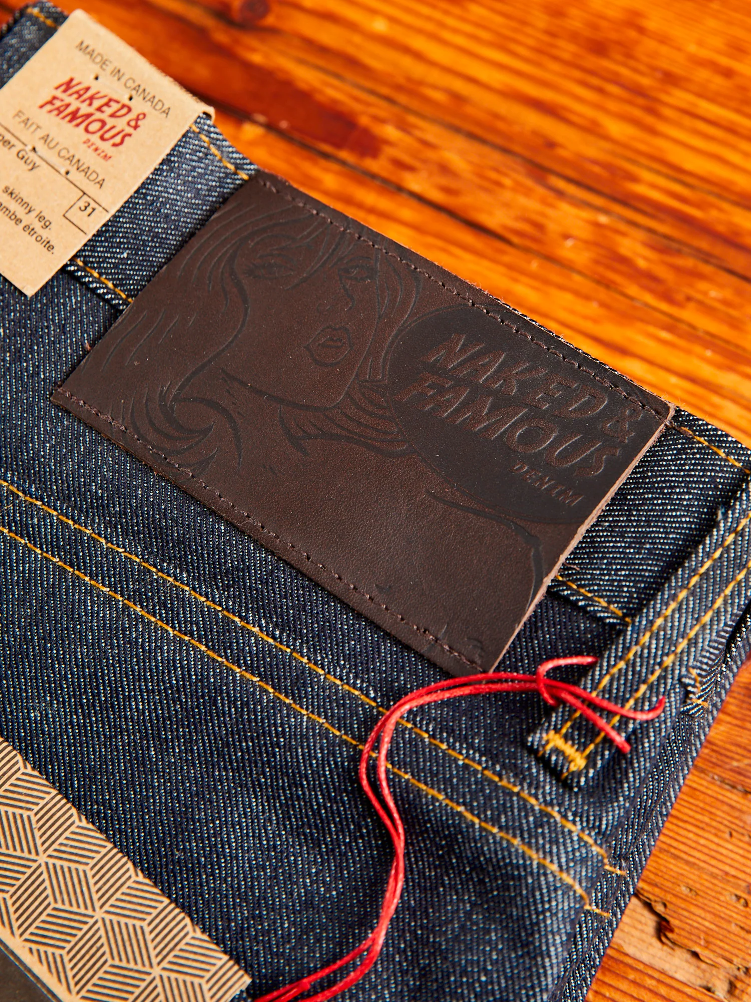 "Left Hand Twill" 13.75oz Selvedge Denim - Super Guy Fit - Image 4