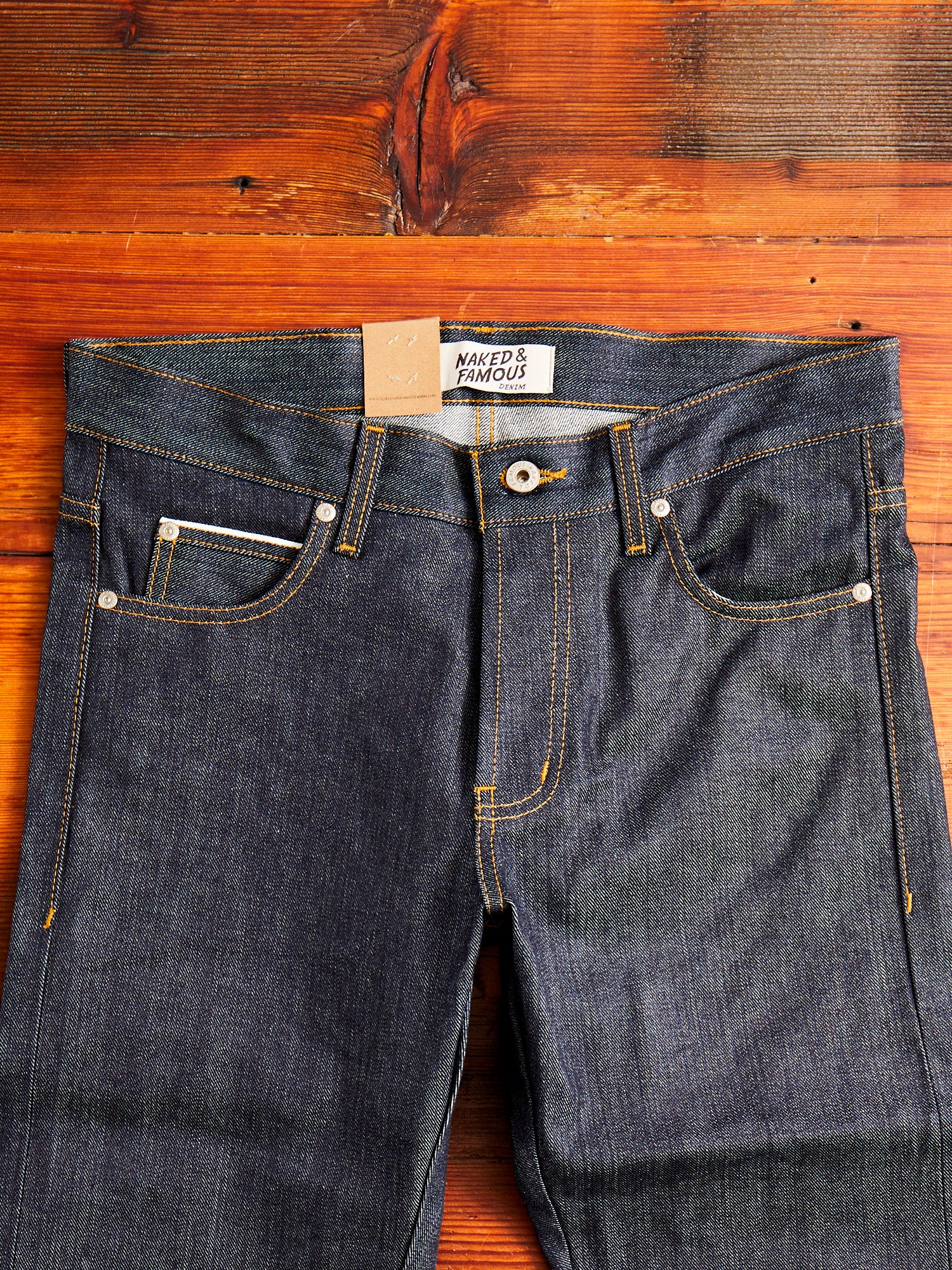 "Left Hand Twill" 13.75oz Selvedge Denim - Super Guy Fit - Image 5