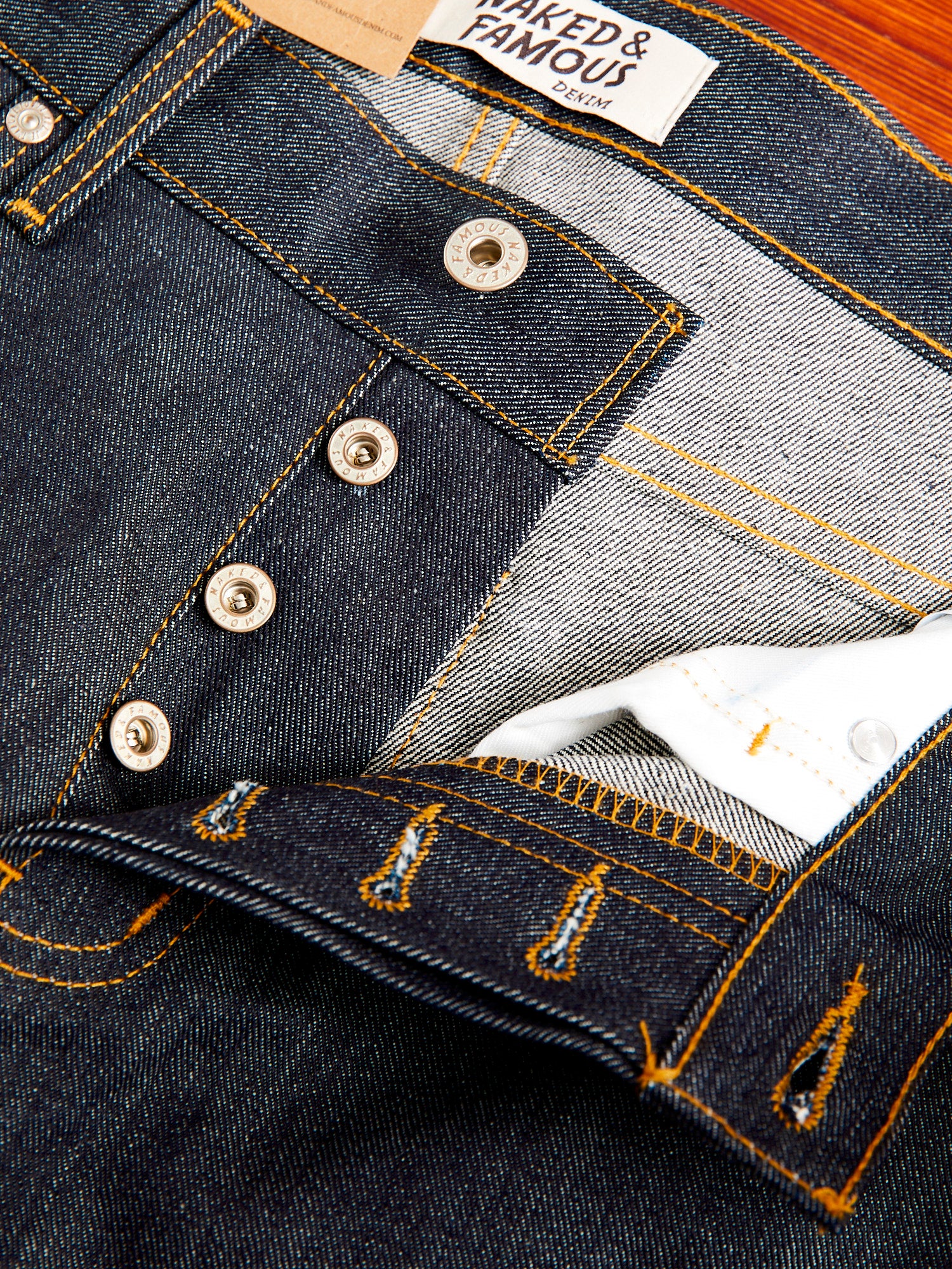 "Left Hand Twill" 13.75oz Selvedge Denim - Super Guy Fit - Image 8