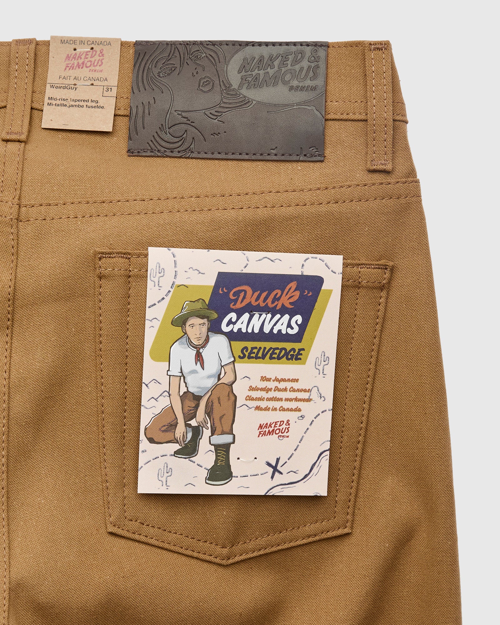 10oz Selvedge Duck Canvas - Weird Guy Fit - Image 4