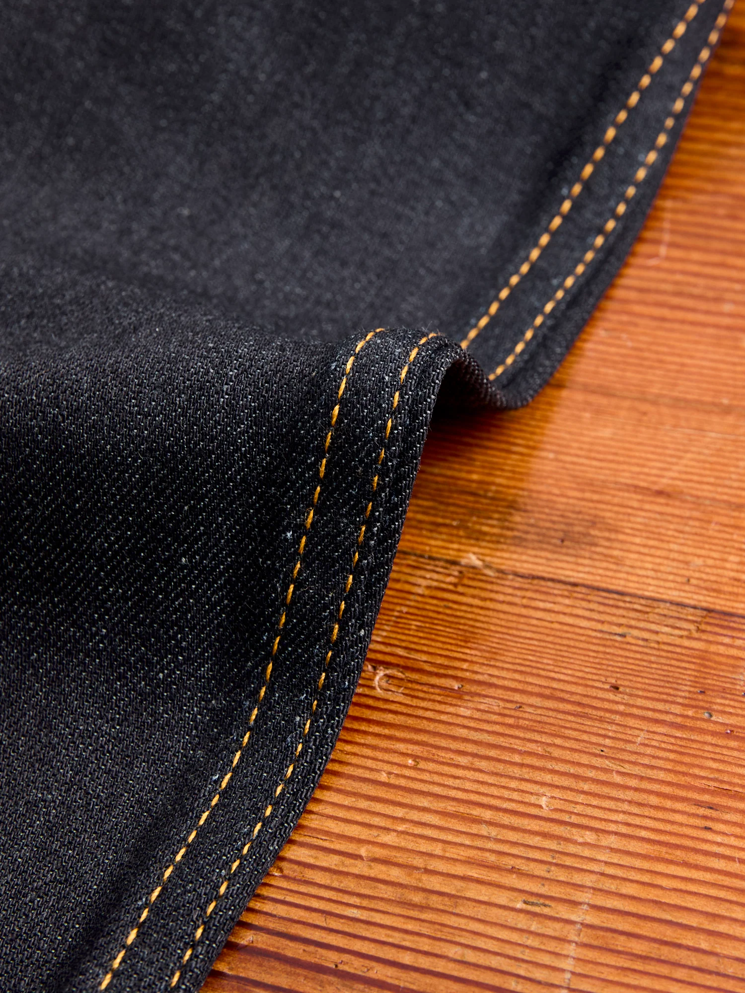 "Deep Indigo Stretch" 11.5oz Selvedge Denim - Weird Guy Fit - Image 10
