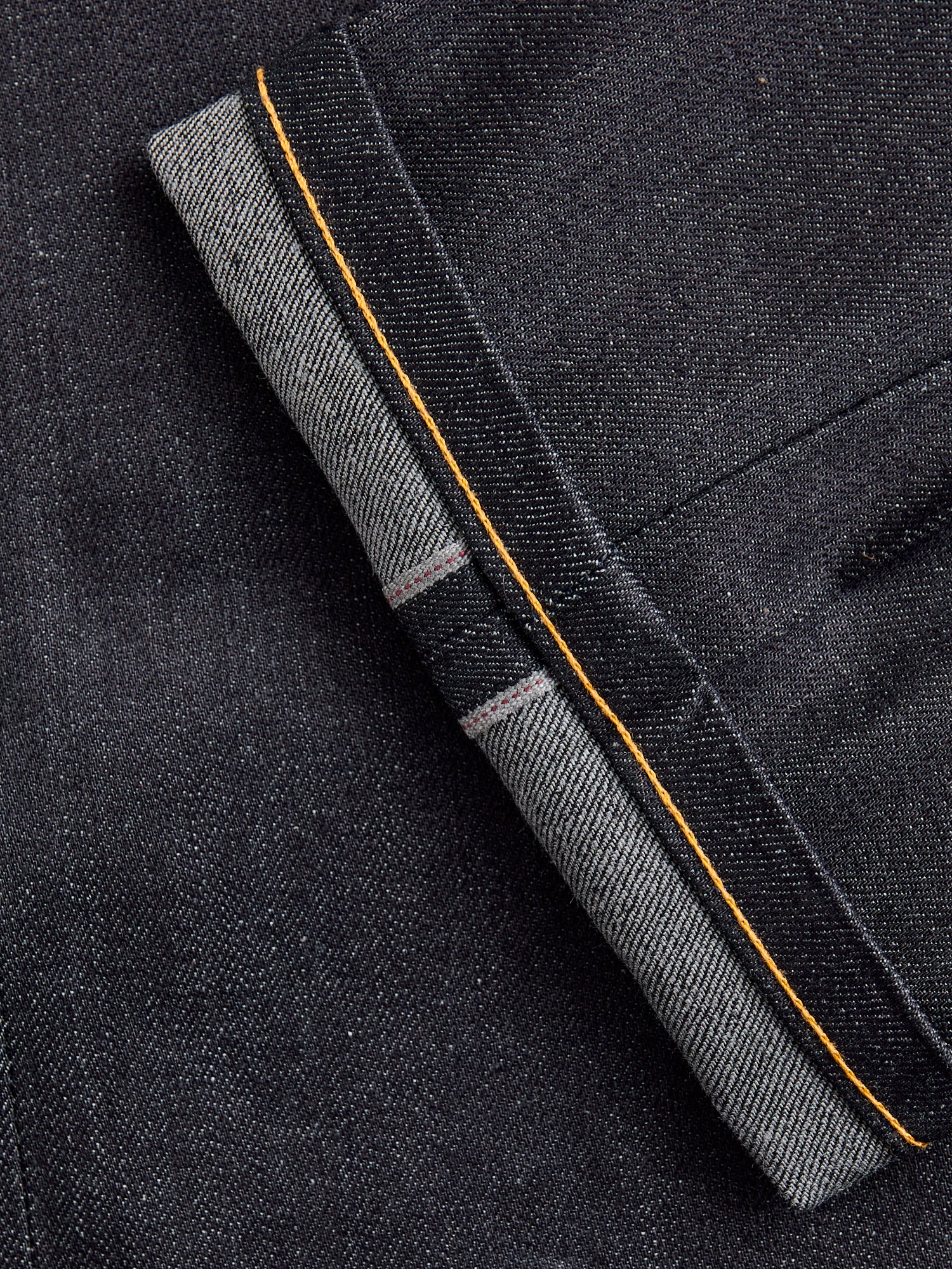 "Deep Indigo Stretch" 11.5oz Selvedge Denim - Weird Guy Fit - Image 11