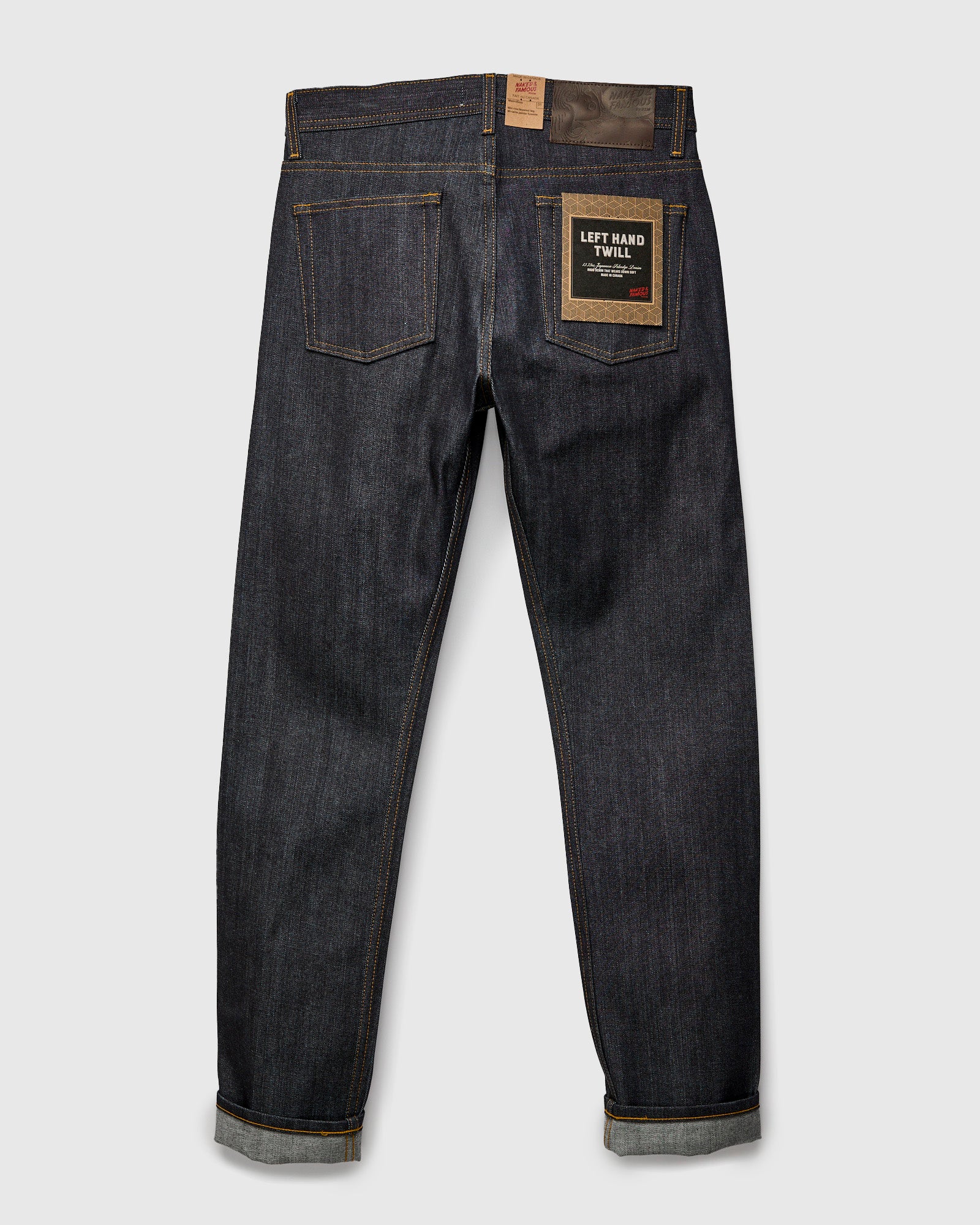 "Left Hand Twill" 13.75oz Selvedge Denim - Weird Guy Fit - Image 3