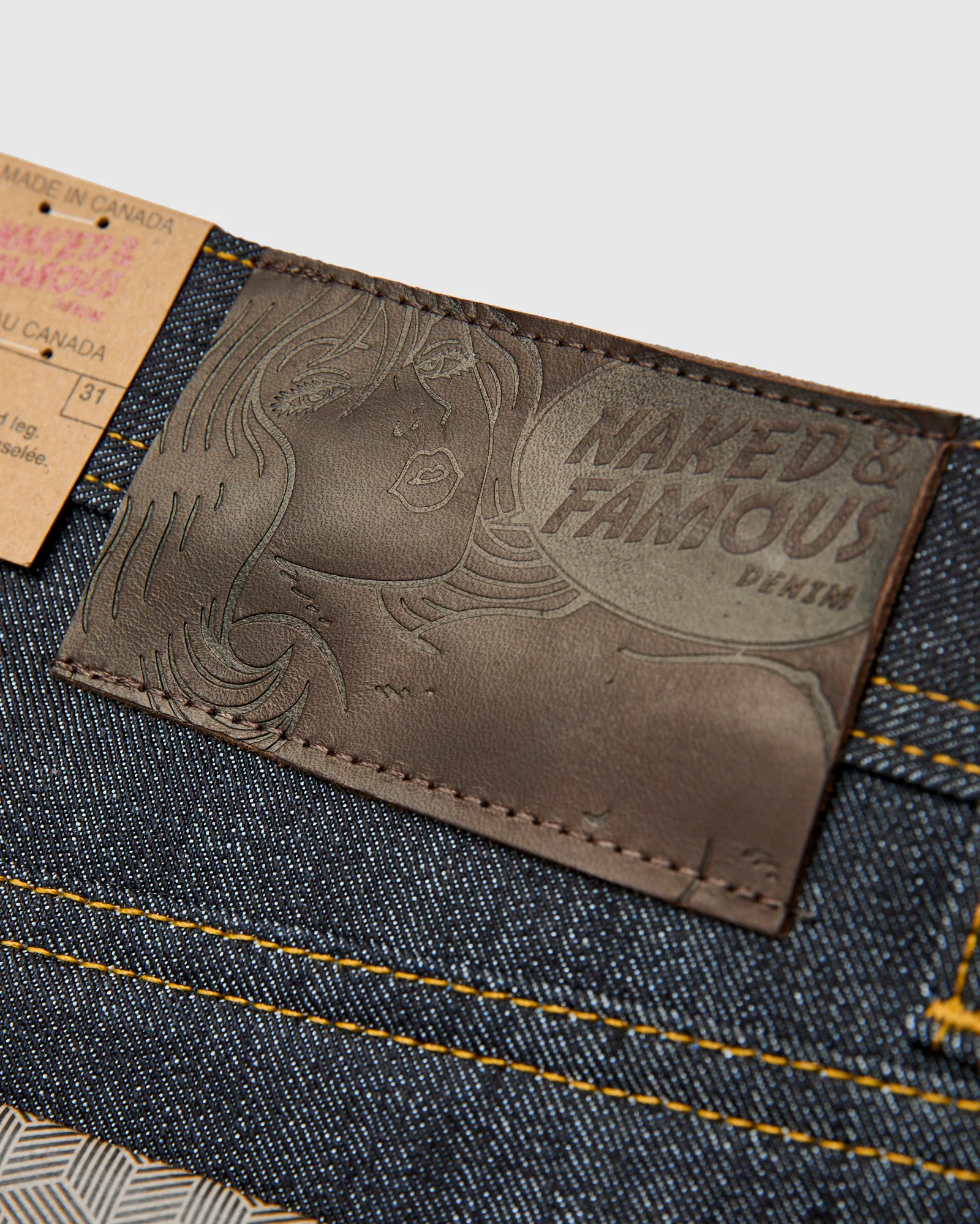 "Left Hand Twill" 13.75oz Selvedge Denim - Weird Guy Fit - Image 6