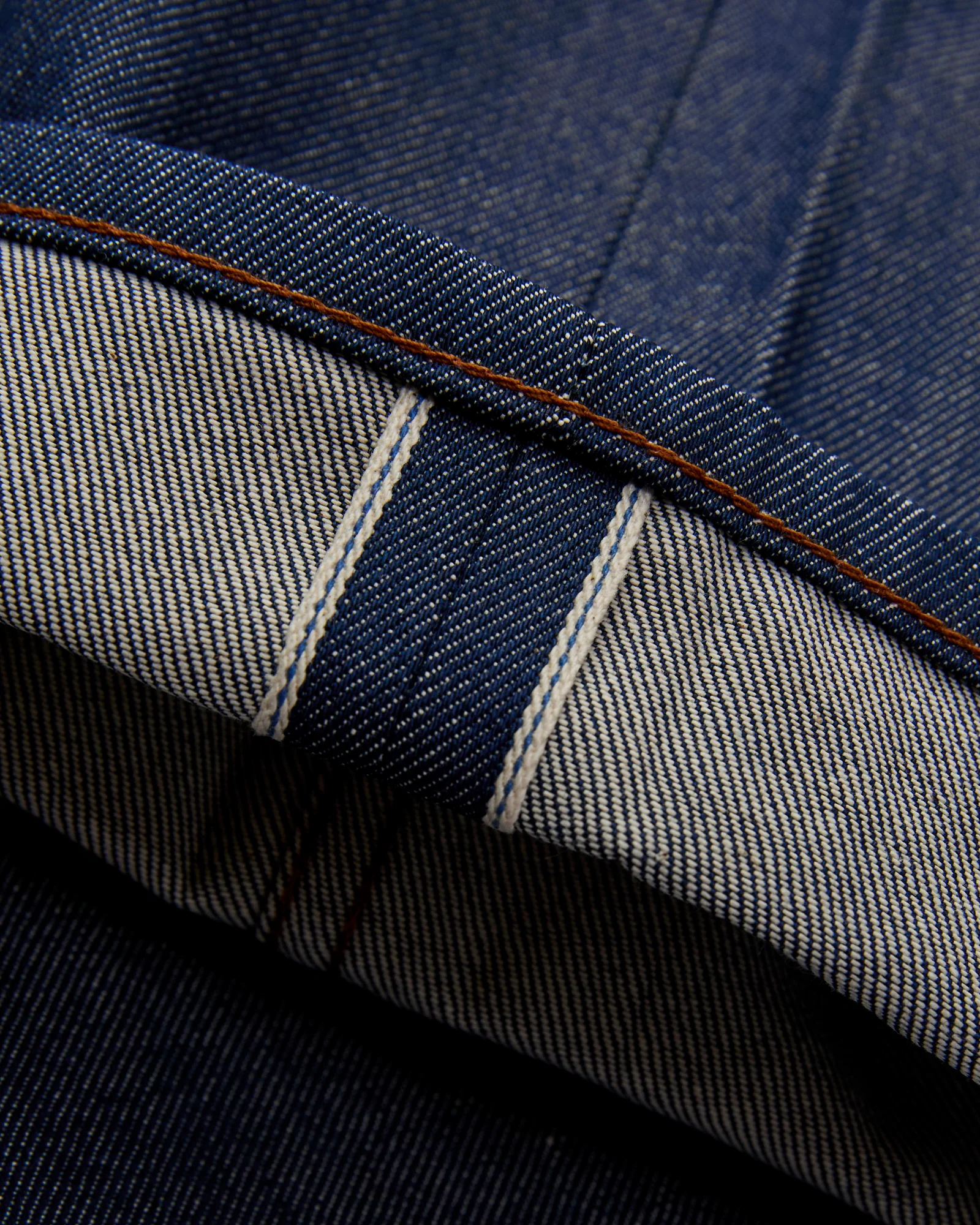 "Natural Indigo Selvedge" 12.5oz Selvedge Denim - Weird Guy Fit - Image 8