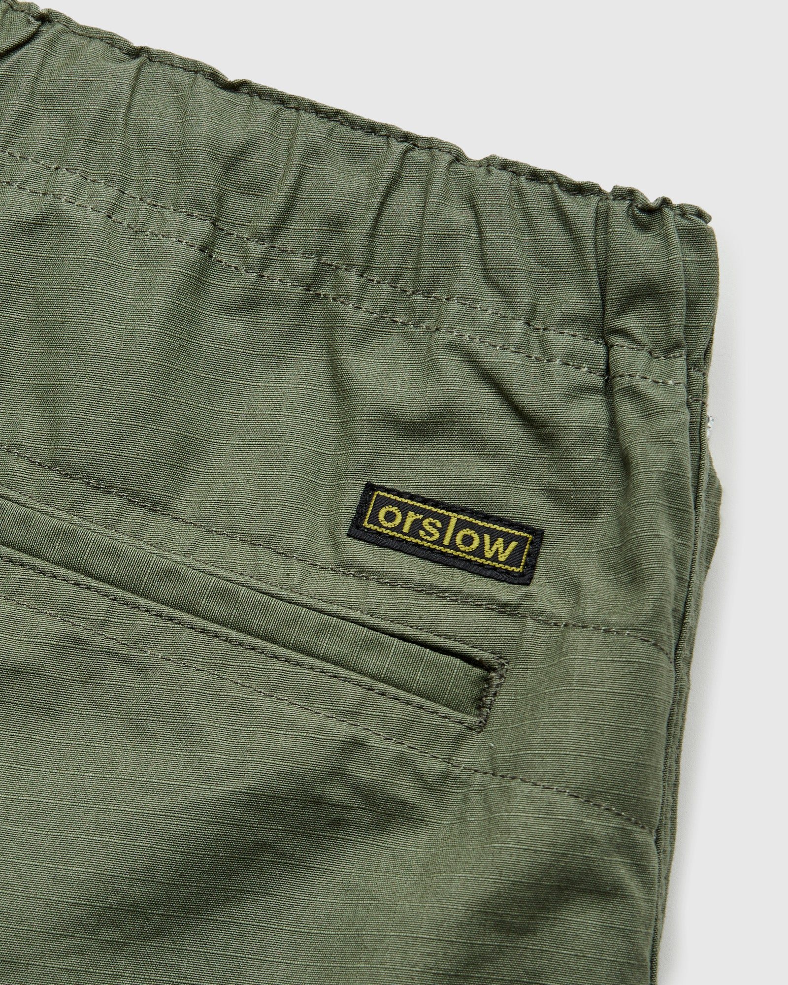 New Yorker Shorts in Army Green Ripstop - Image 4