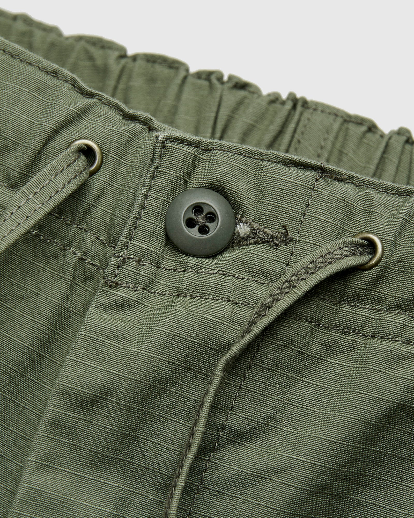 New Yorker Shorts in Army Green Ripstop - Image 6