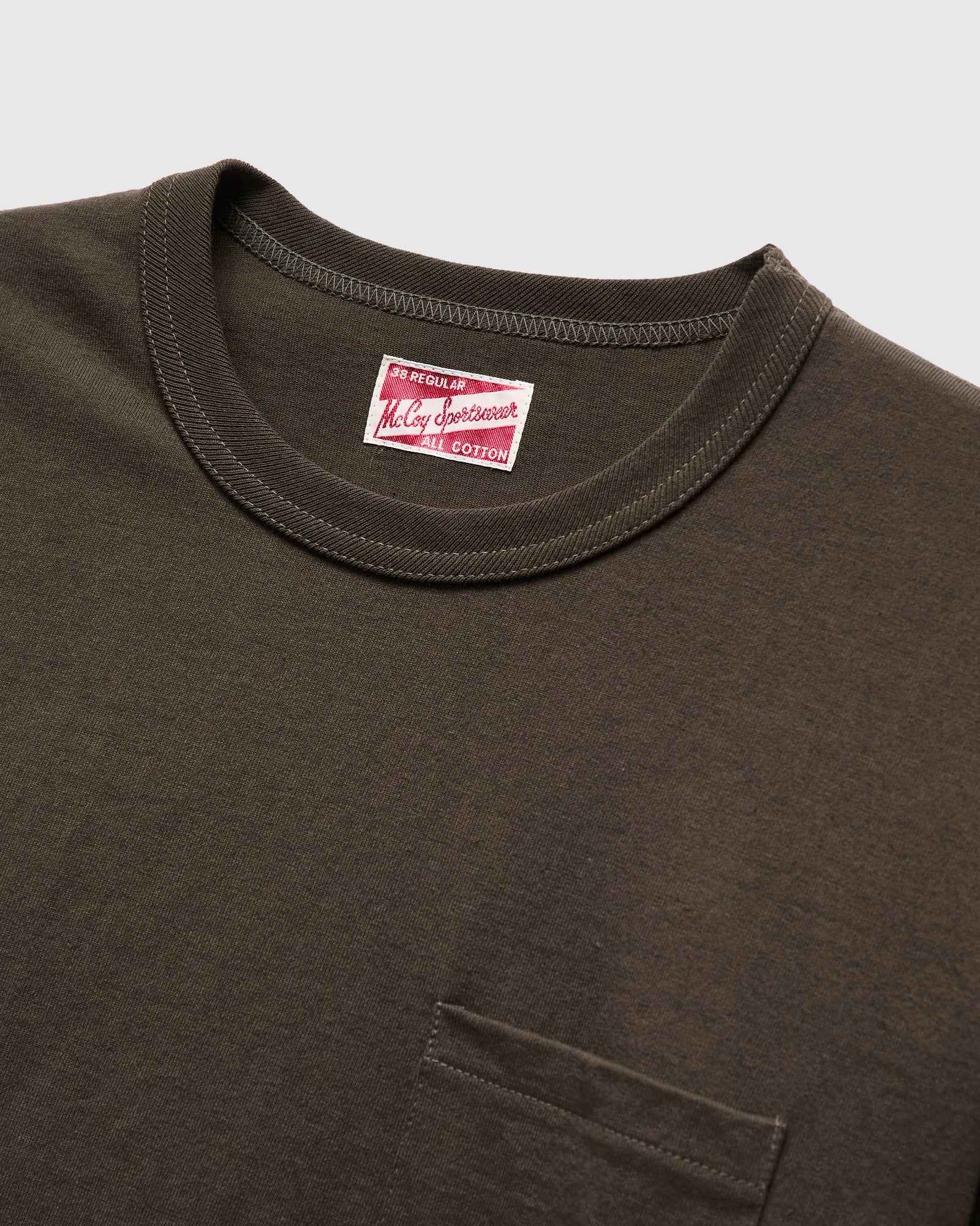 Pocket Tee in Charcoal - Image 4