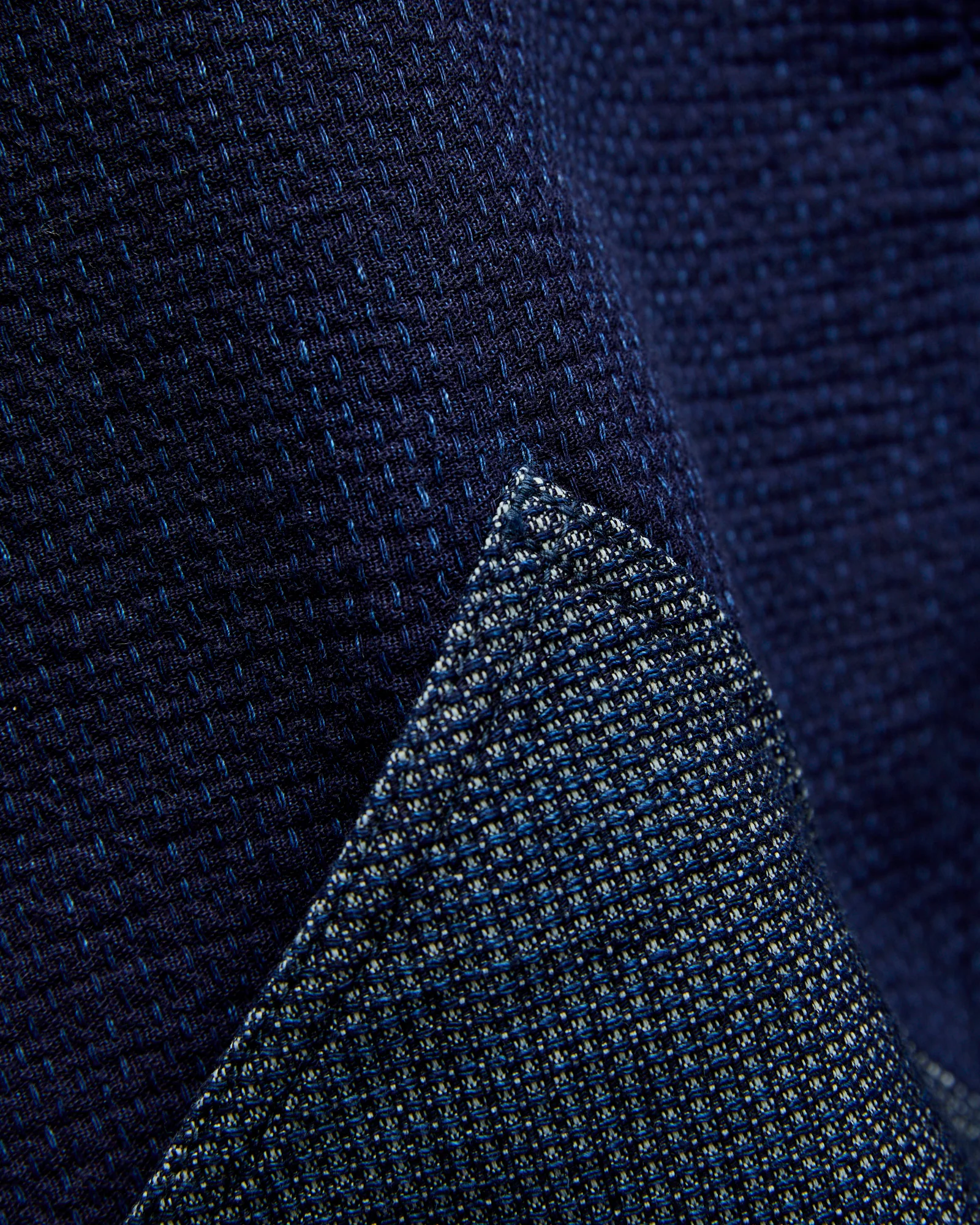 Diamond Short Cardigan in Indigo Rinse - Image 8