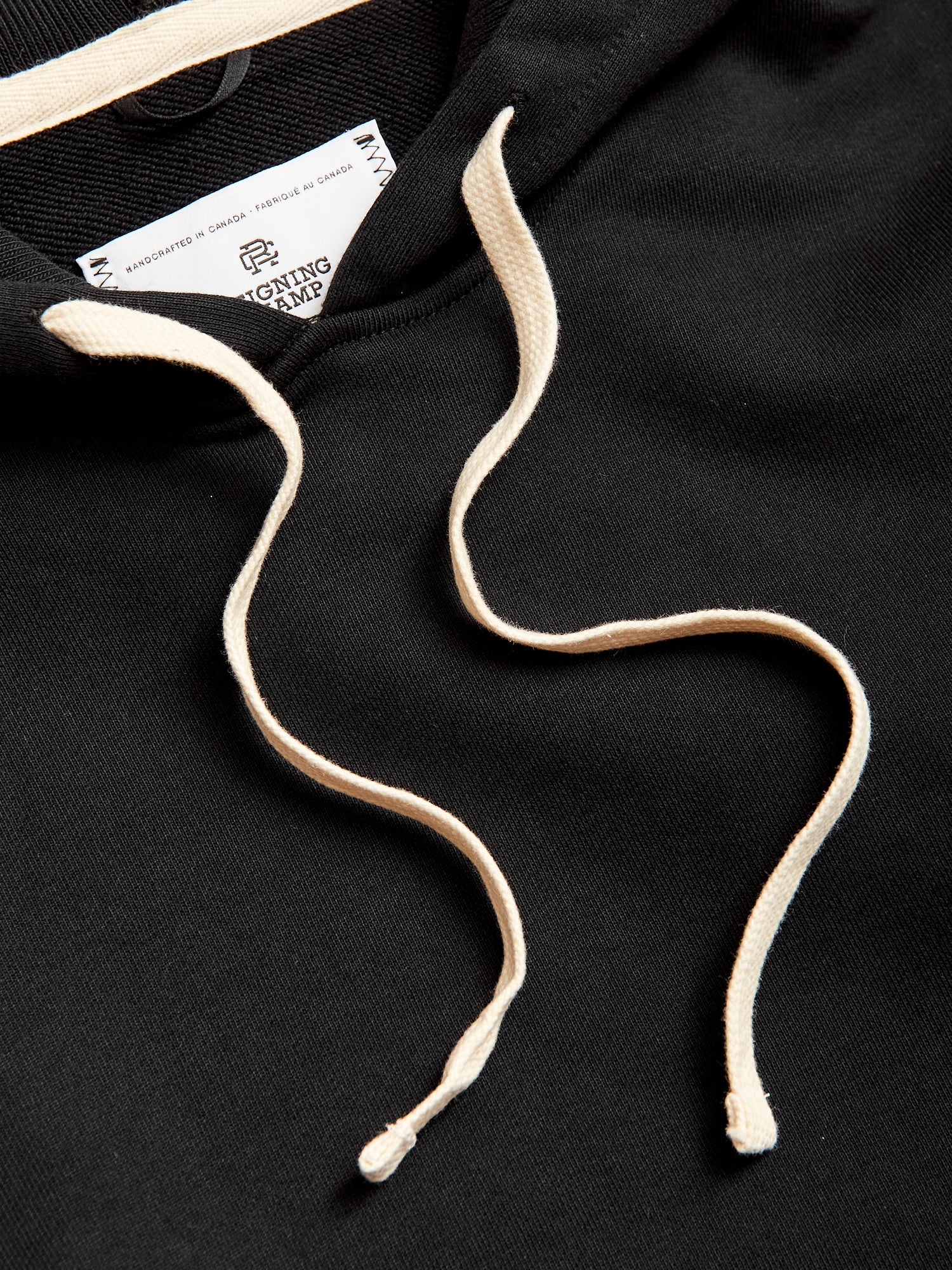 Pullover Hoodie in Black - Image 3