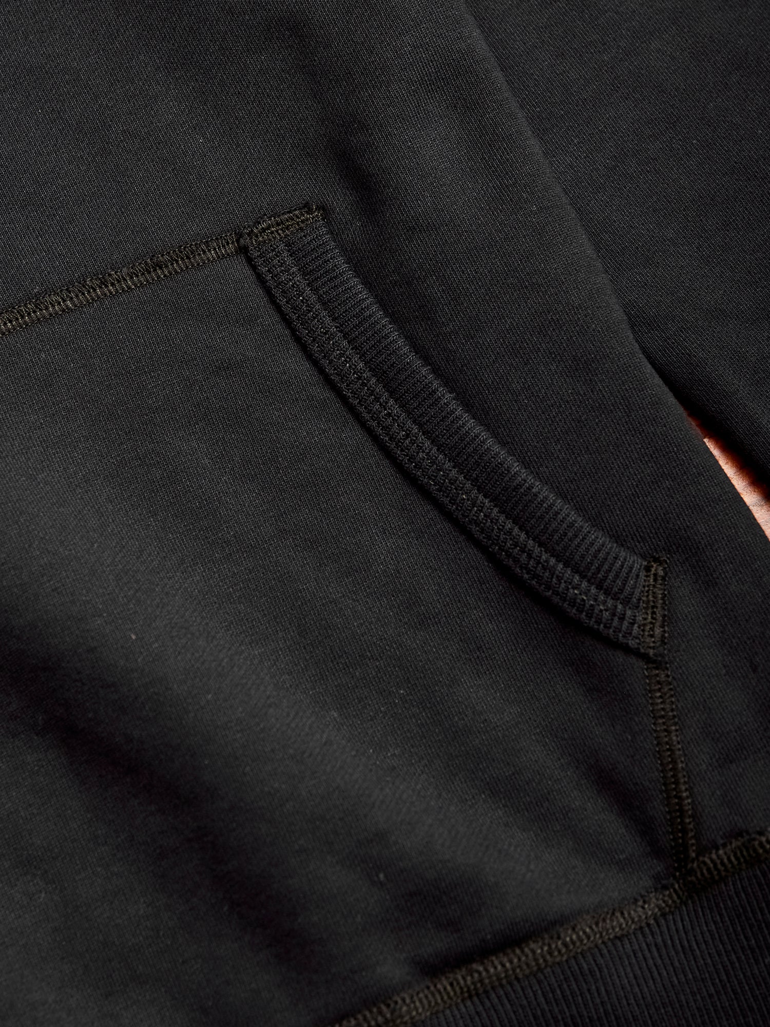 Pullover Hoodie in Black - Image 4