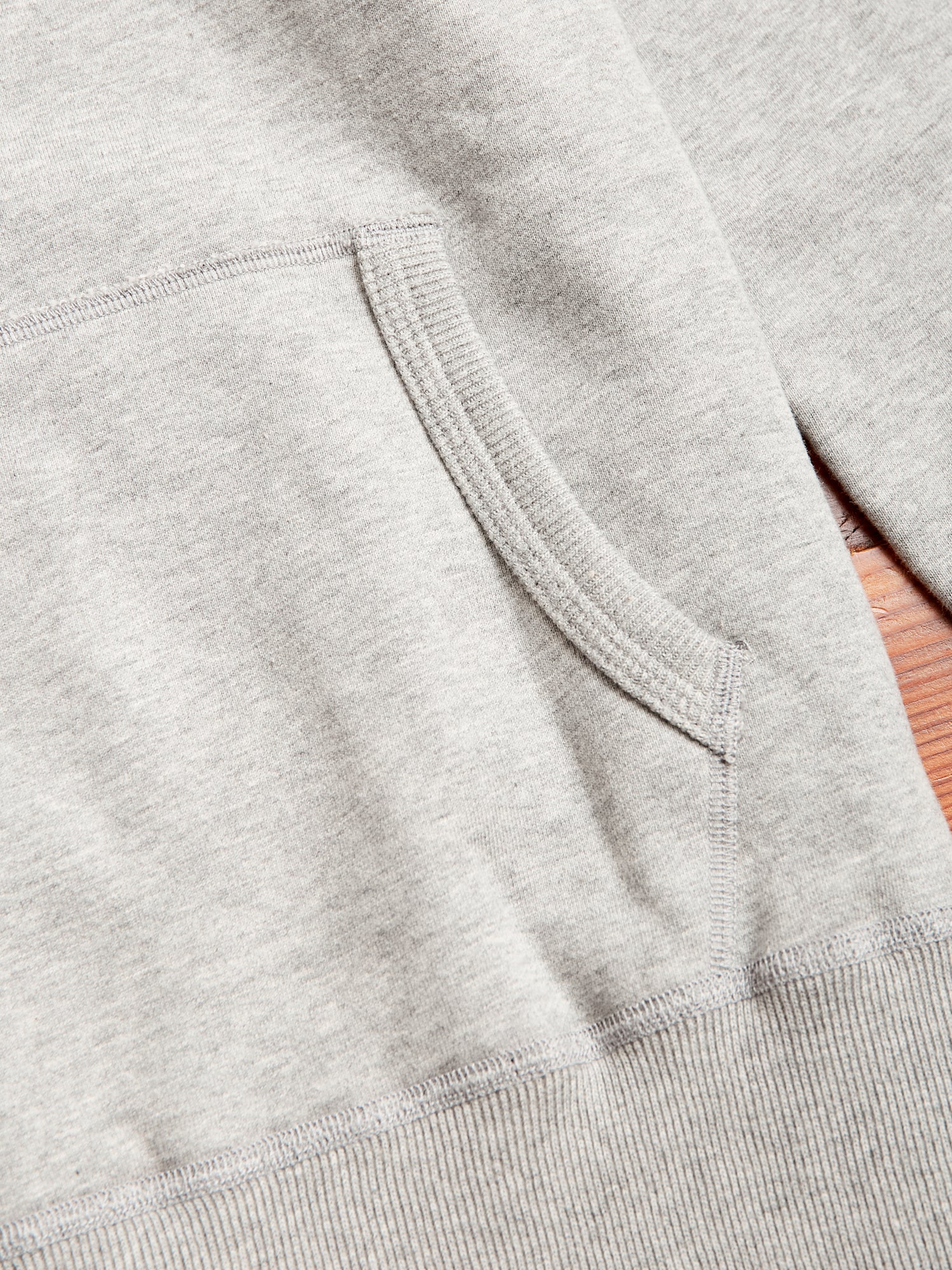 Pullover Hoodie in Heather Grey - Image 4
