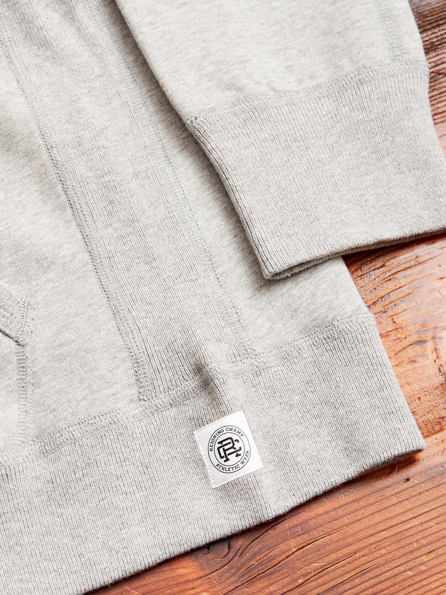 Zip Hoodie in Heather Grey - Image 7