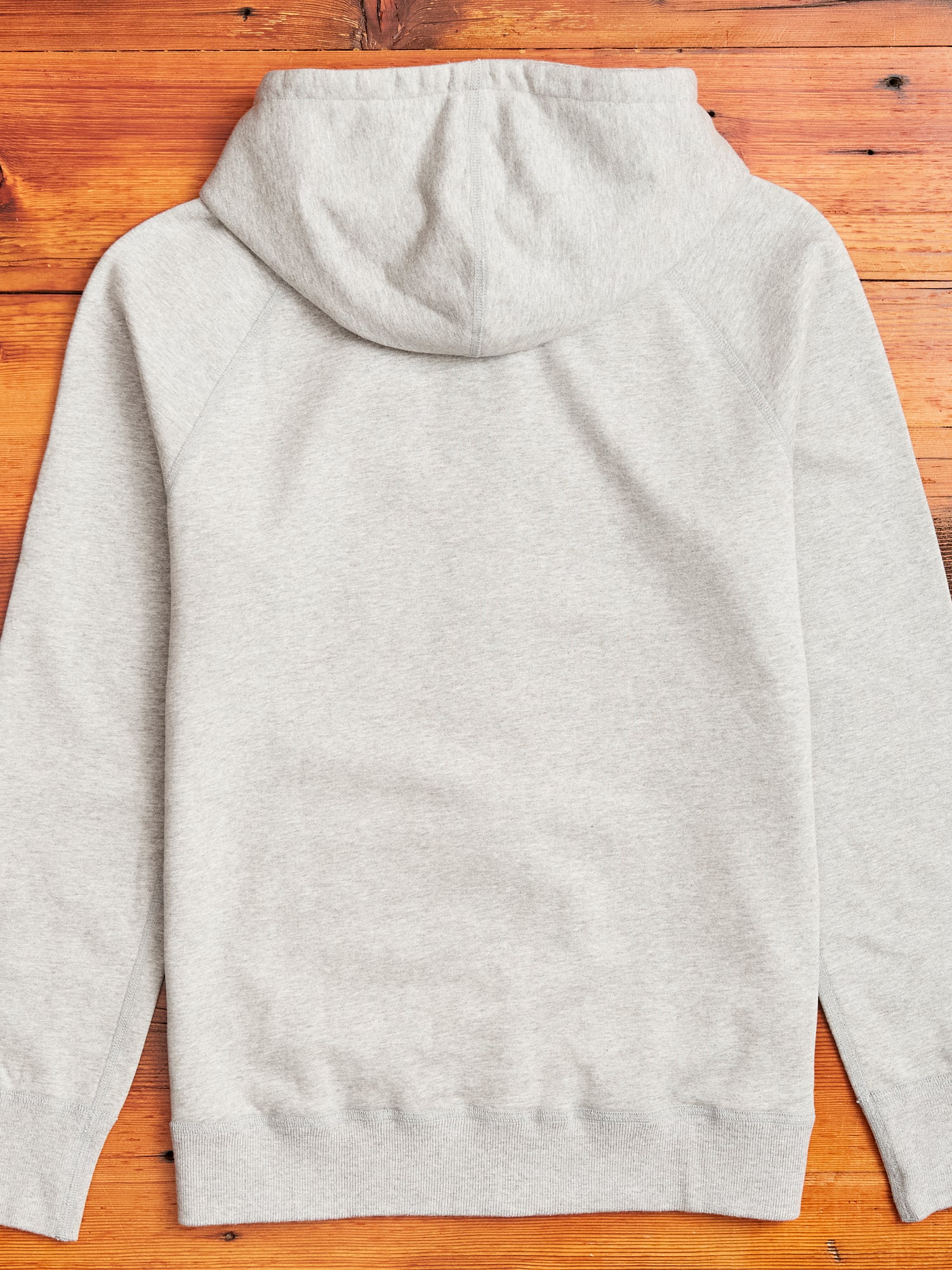 Zip Hoodie in Heather Grey - Image 8