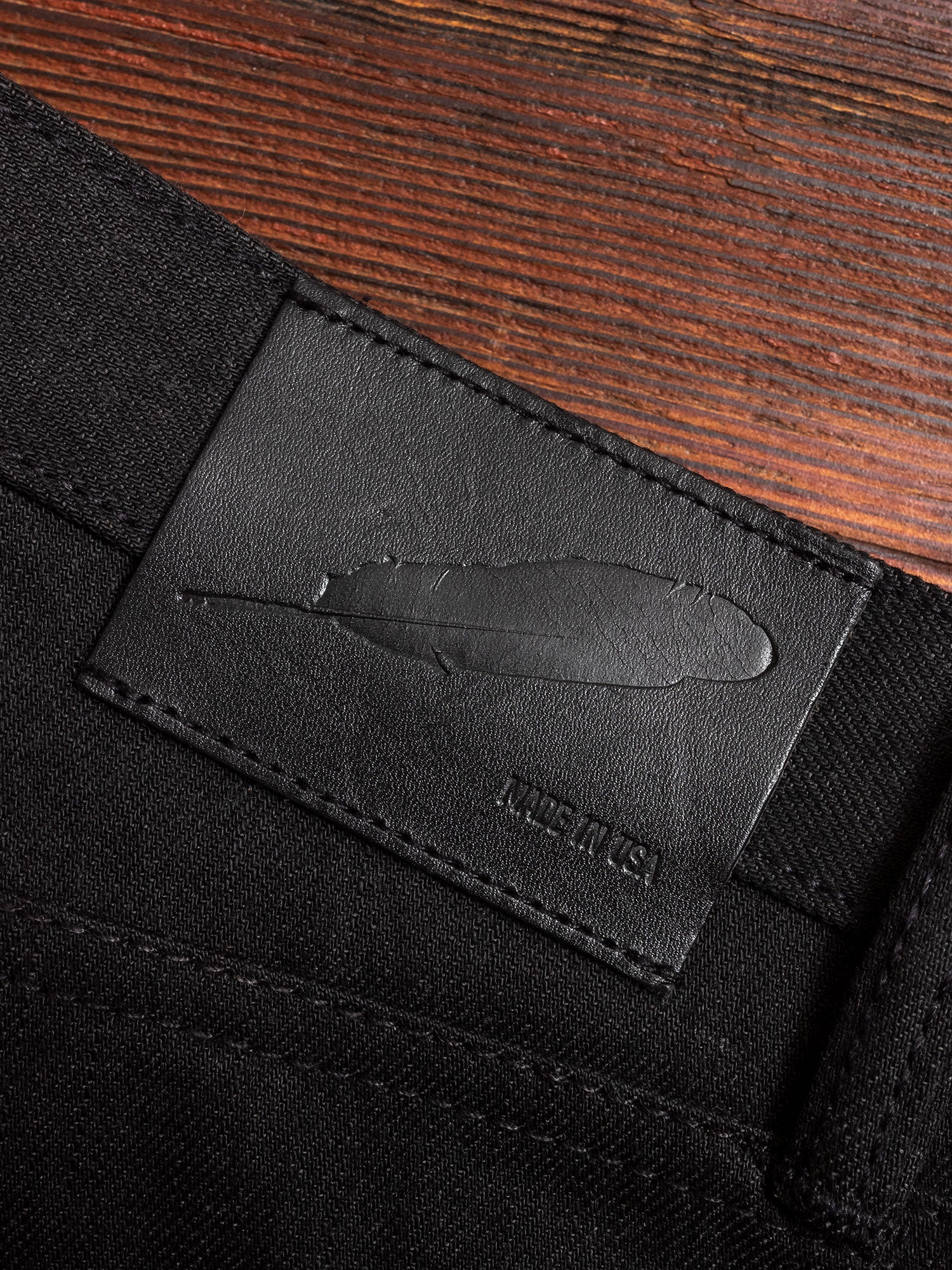 "Stealth Stanton" 15oz Selvedge in Black - Image 3