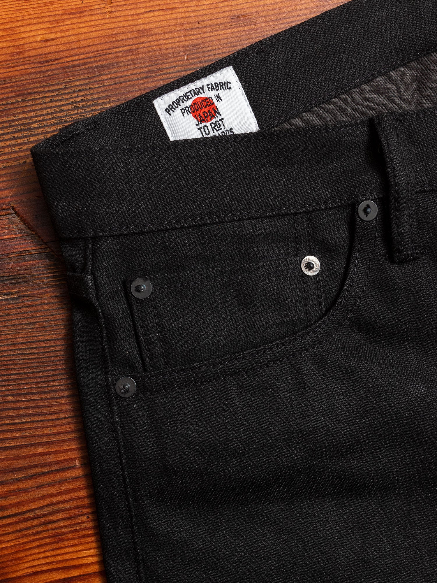 "Stealth Stanton" 15oz Selvedge in Black - Image 5