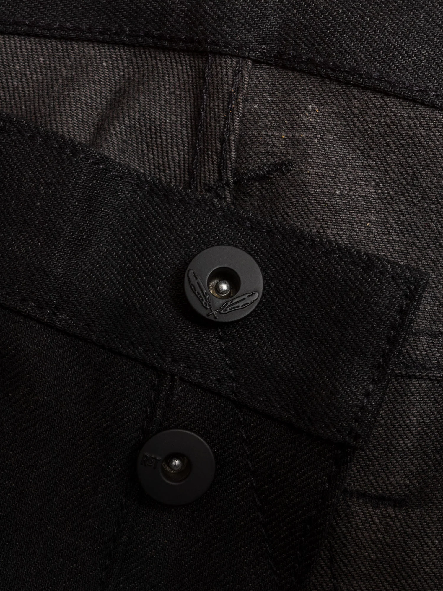 "Stealth Stanton" 15oz Selvedge in Black - Image 7