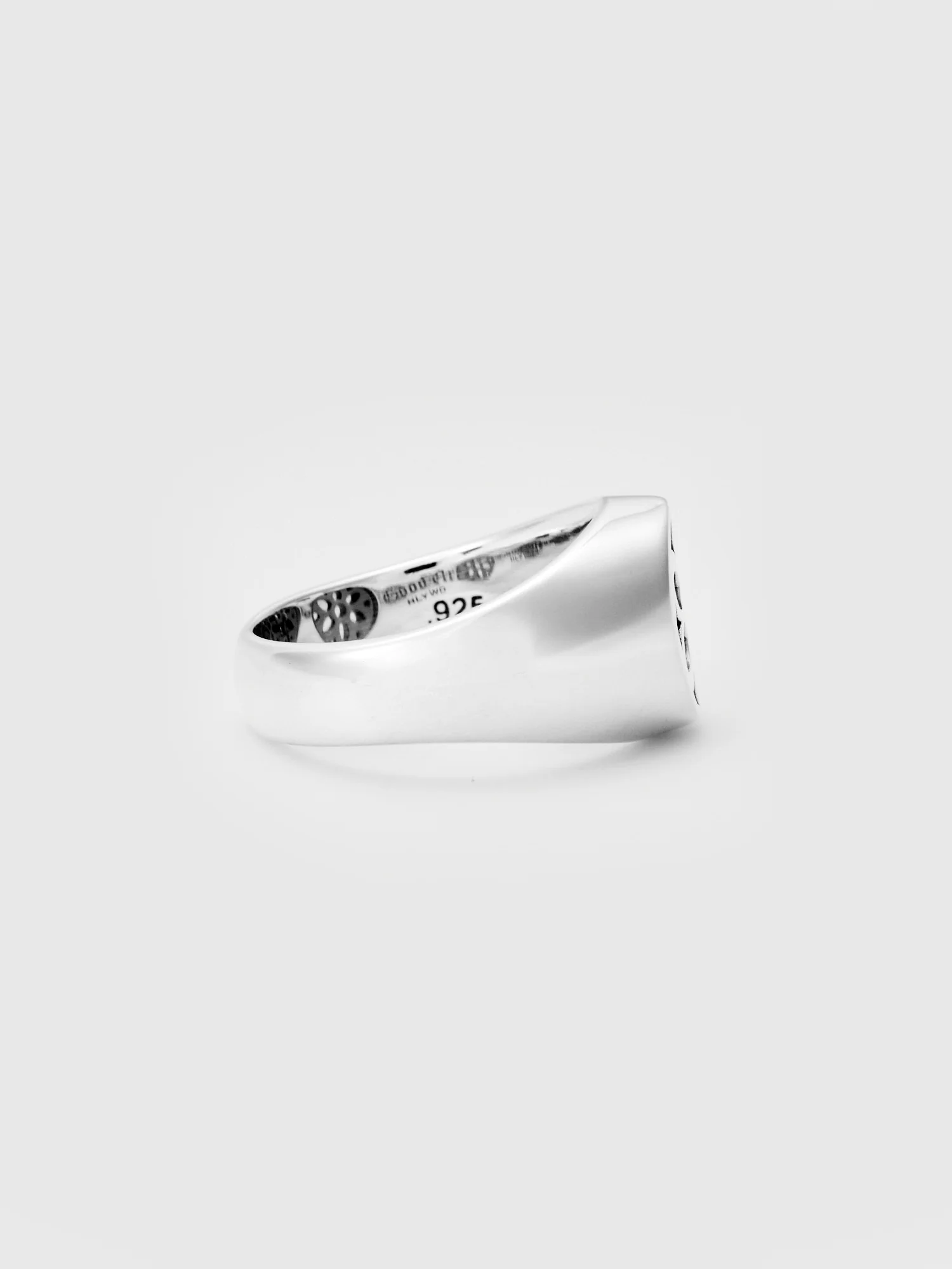 Rosette Signet Ring in Sterling Sliver - Image 4