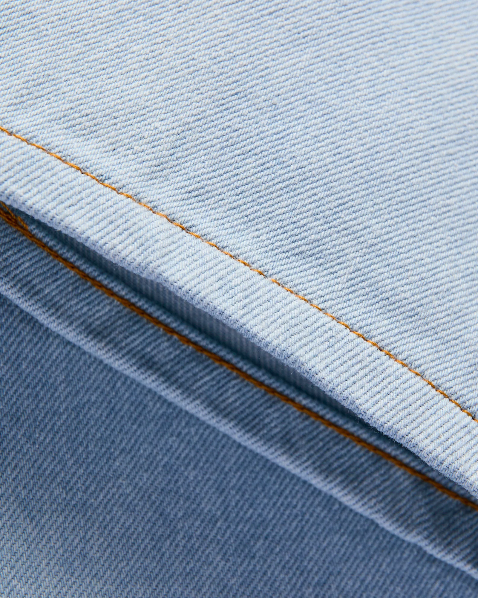 "Secret Agent" 14oz Bleach Blue Denim - Weird Guy Fit - Image 7