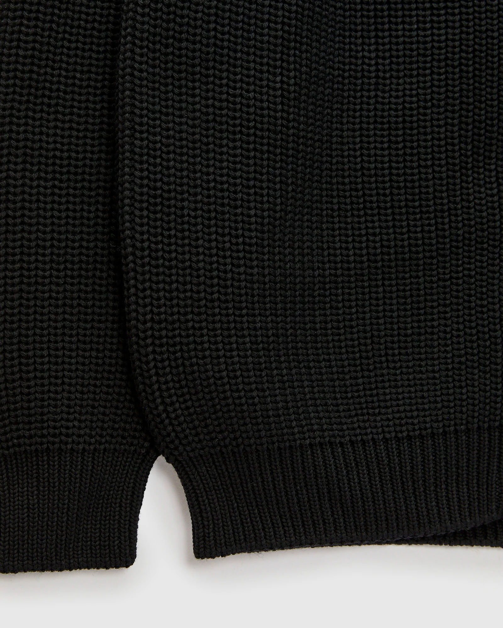 Signature Knit Wool Drivers Zip in Black - Image 7