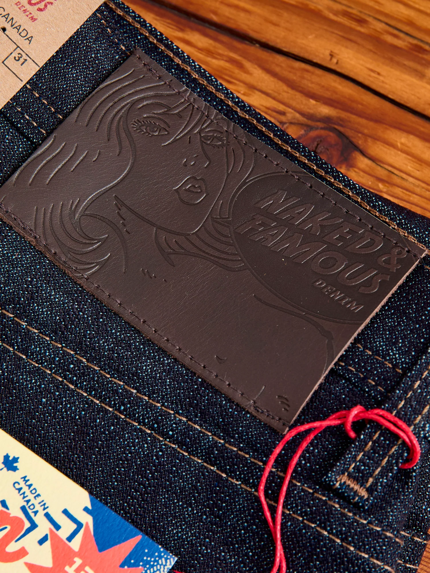 "Slub Stretch Broken Twill" 12.5oz Selvedge Denim - Weird Guy Fit - Image 3