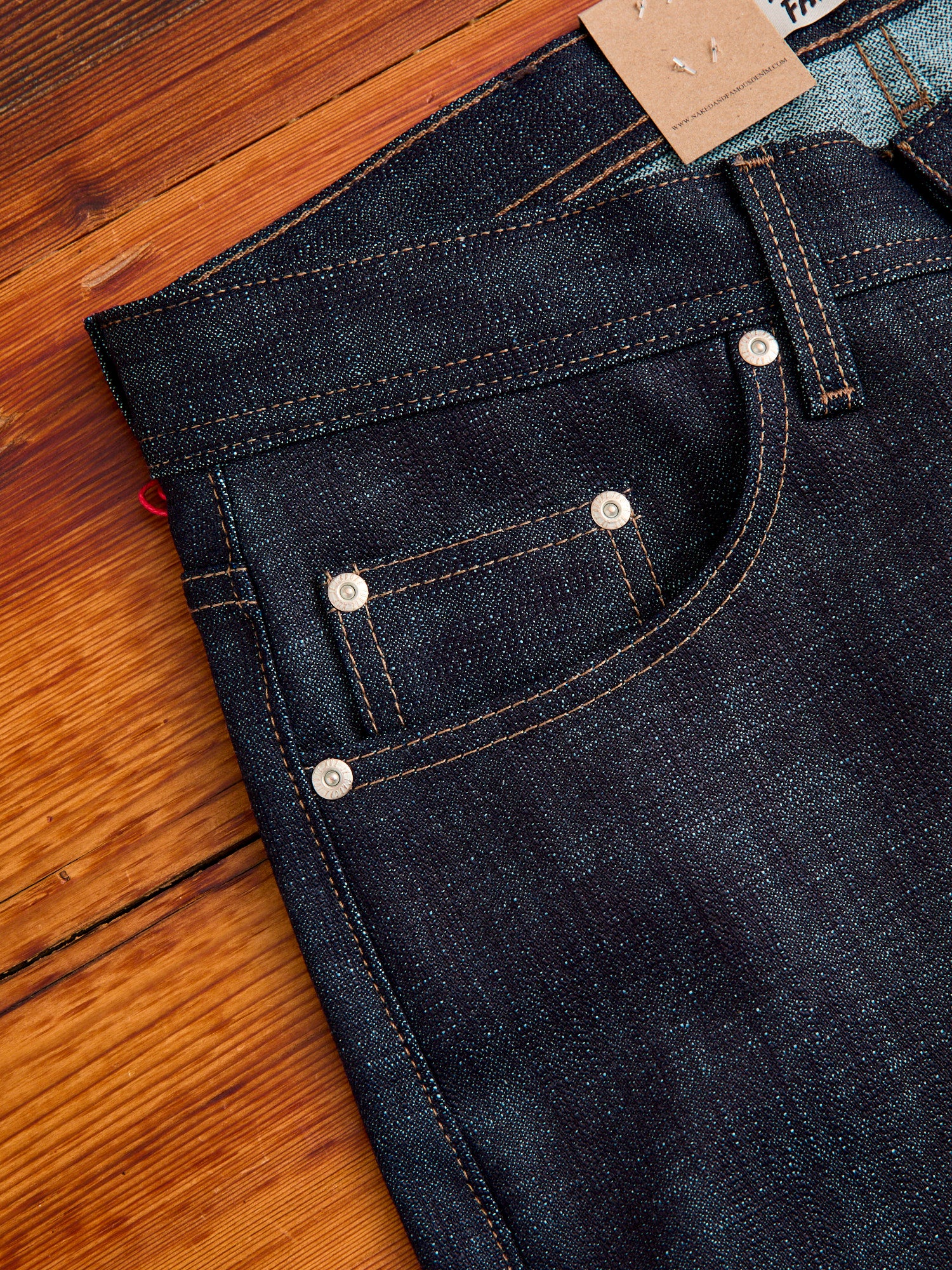 "Slub Stretch Broken Twill" 12.5oz Selvedge Denim - Weird Guy Fit - Image 7
