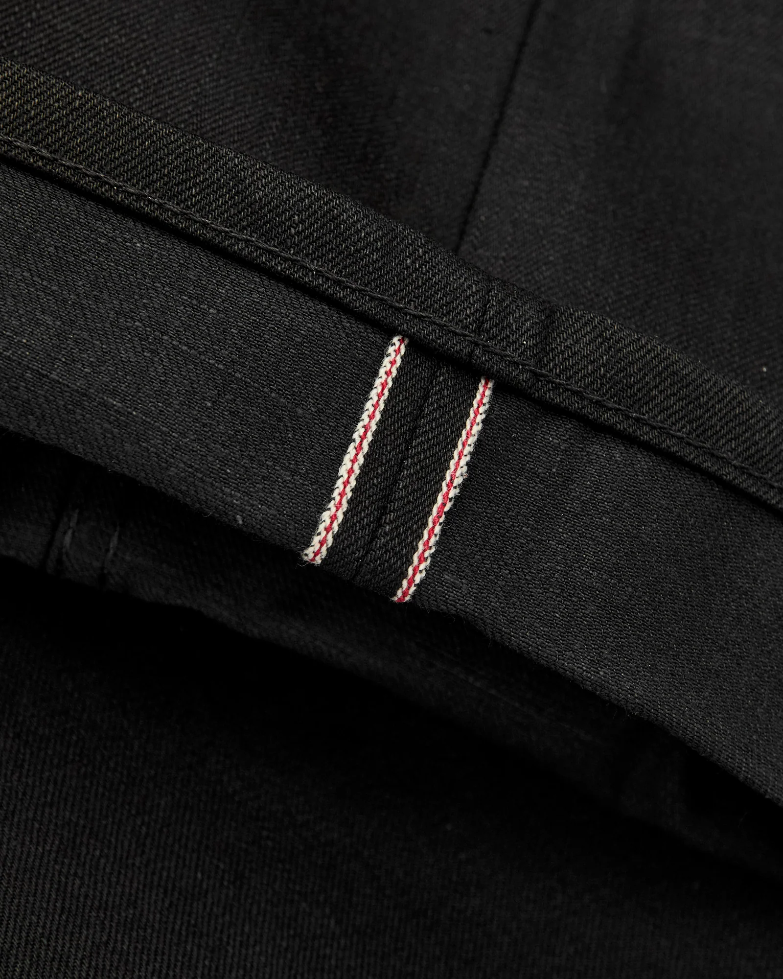 "Solid Black" 13oz Selvedge Denim - Weird Guy Fit - Image 7