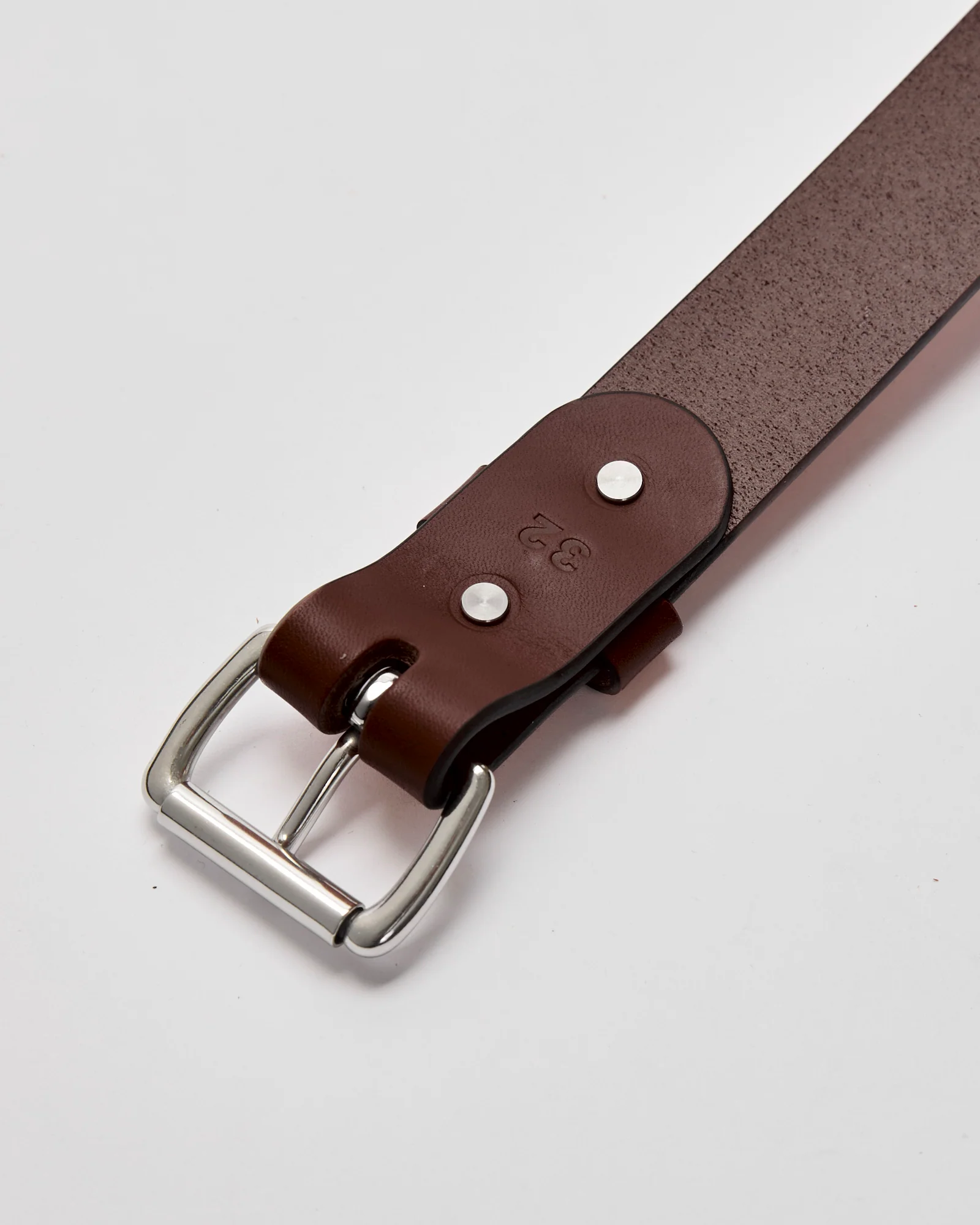 "Standard" 11oz Leather Belt in Cognac - Image 3