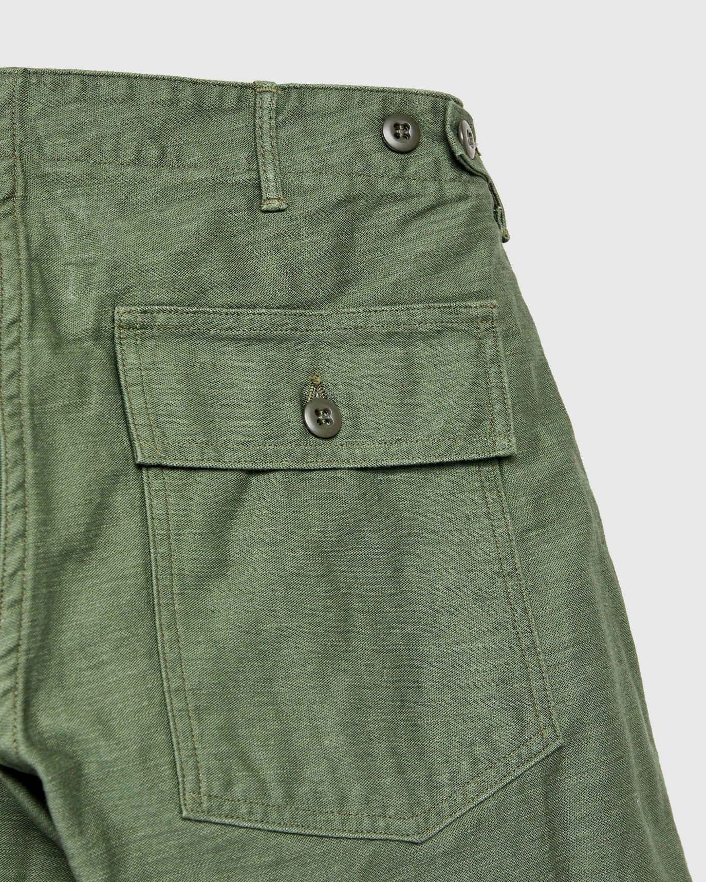 Straight Fit Fatigue Pants in Army - Image 3