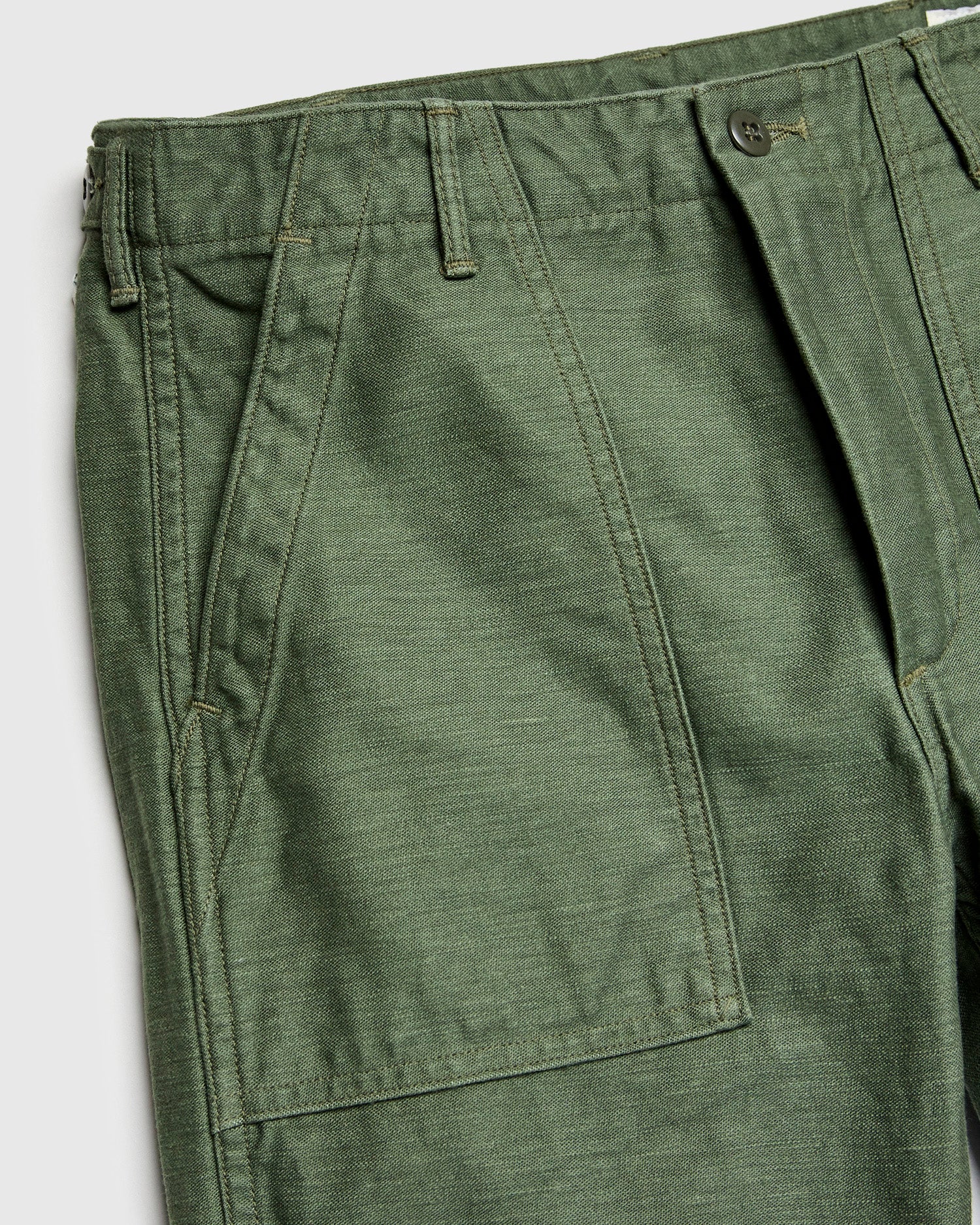 Straight Fit Fatigue Pants in Army - Image 5