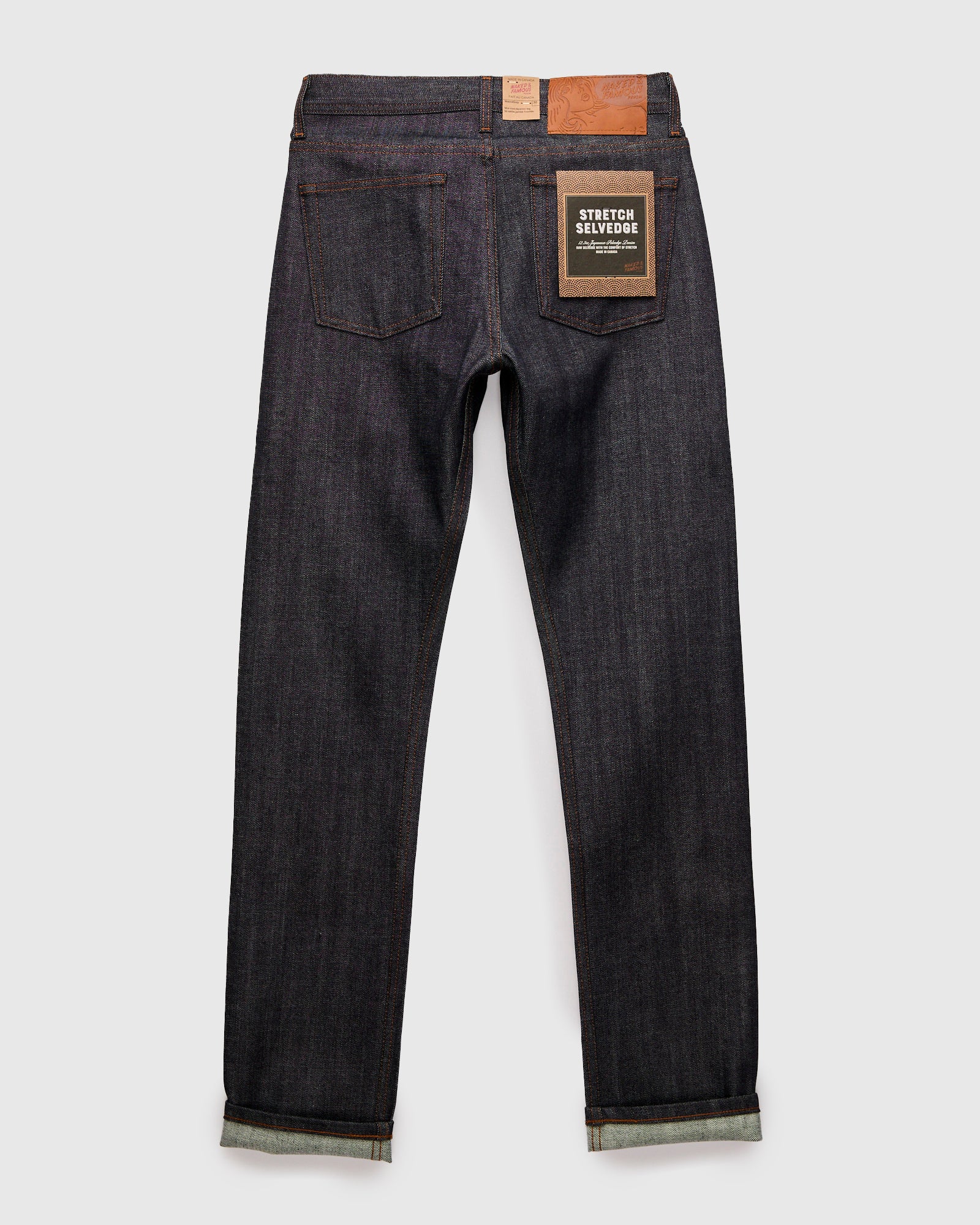 "Stretch Selvedge" 12.5oz Selvedge Denim - Weird Guy Fit - Image 3