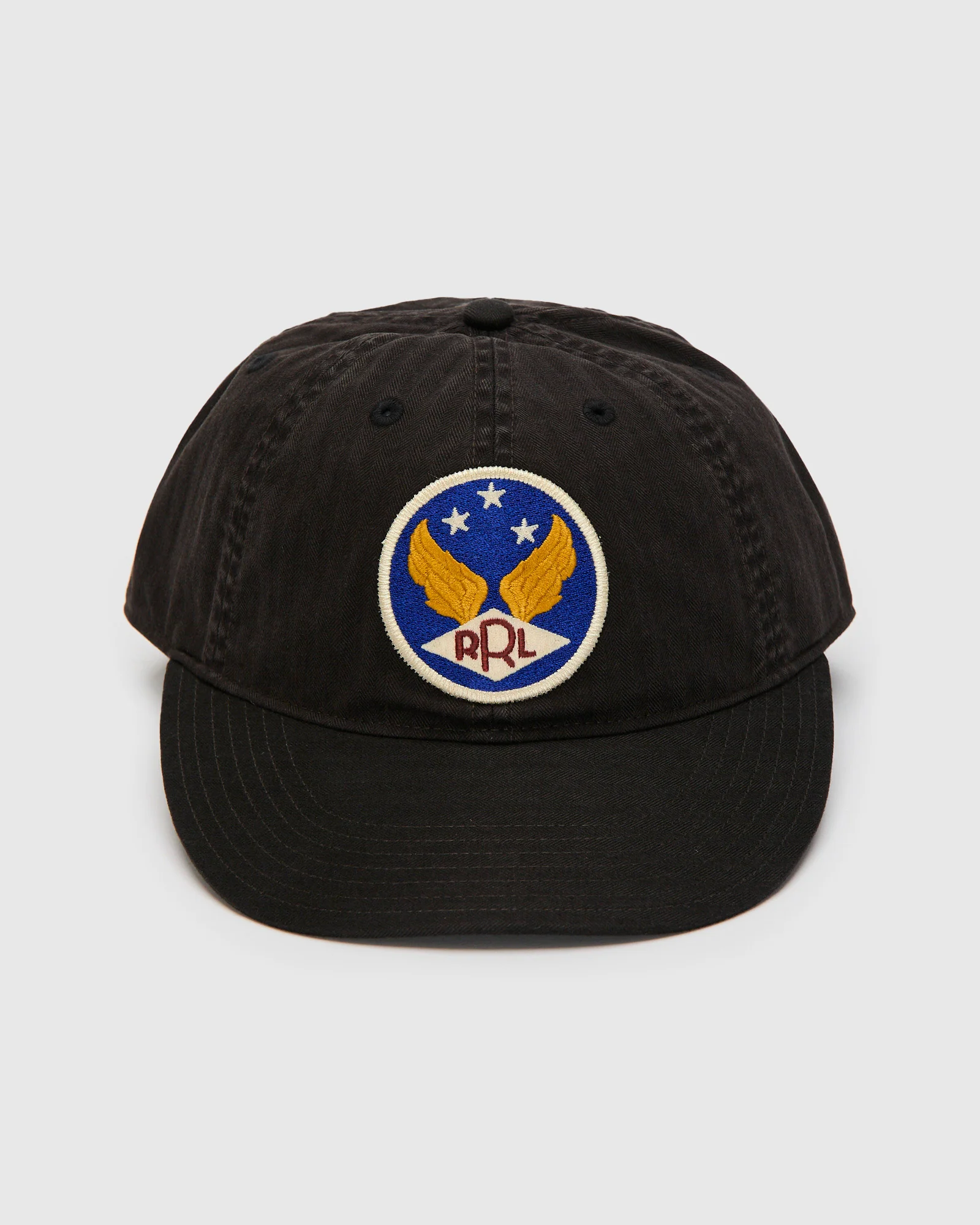 Twill Baseball Cap in Black - Image 3