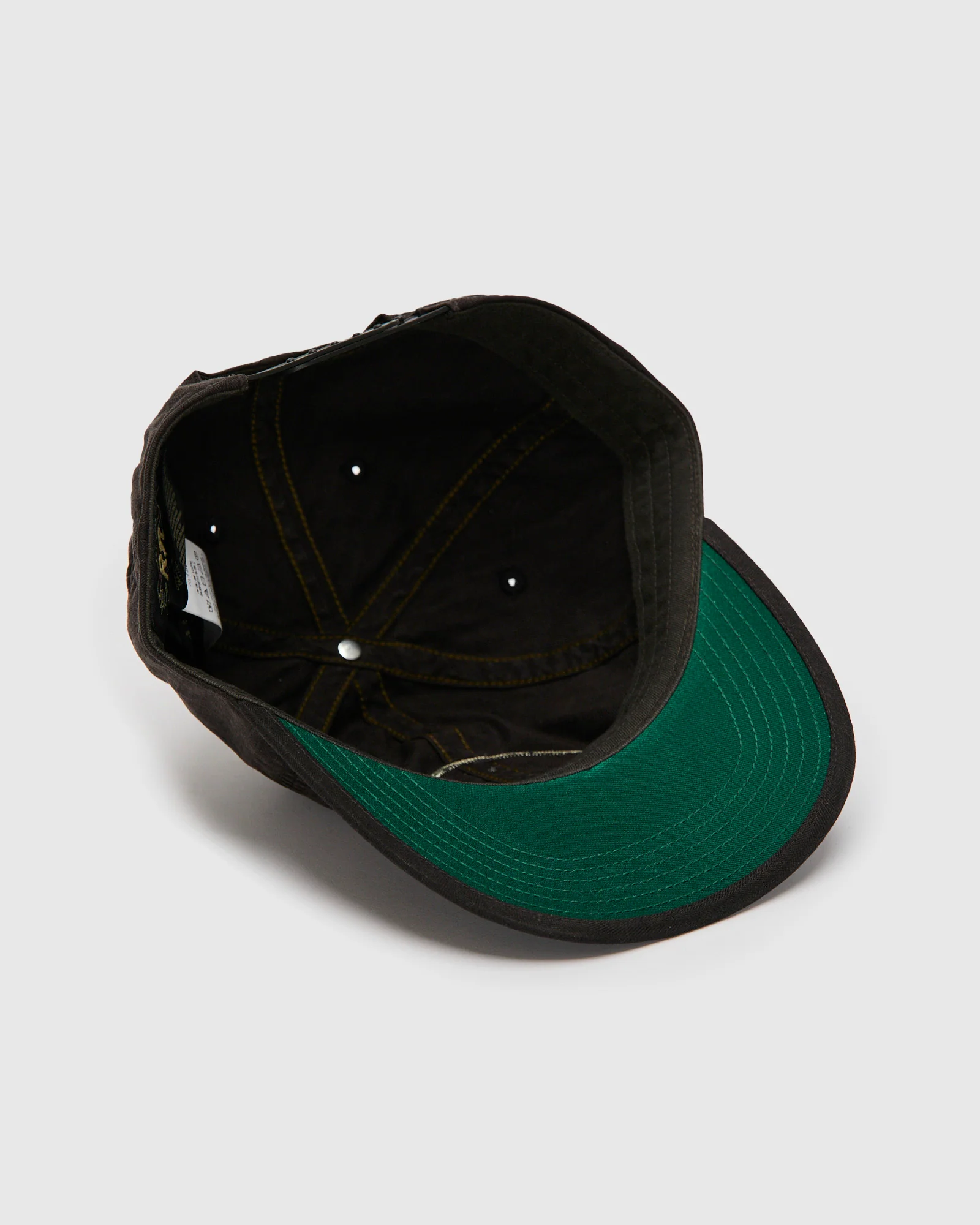 Twill Baseball Cap in Black - Image 4