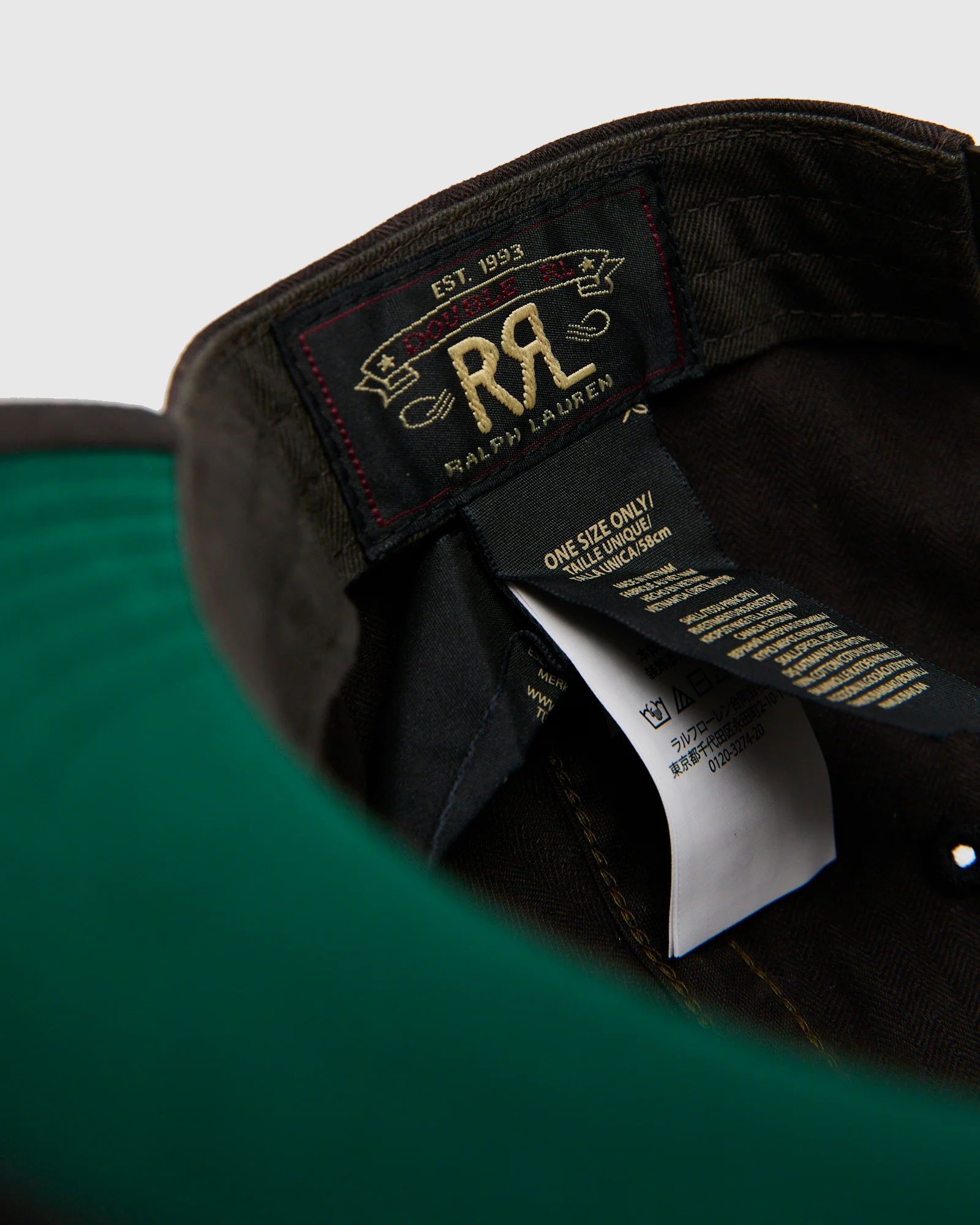 Twill Baseball Cap in Black - Image 5