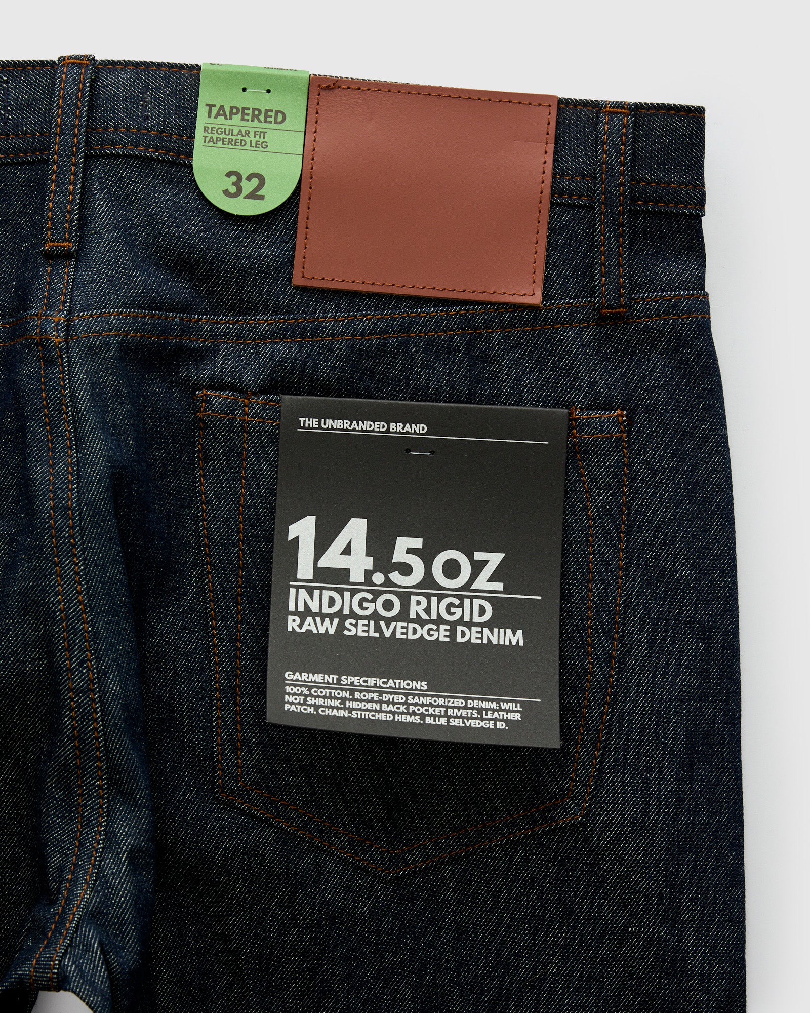 UB201 14.5oz Selvedge Denim - Tapered Fit - Image 4