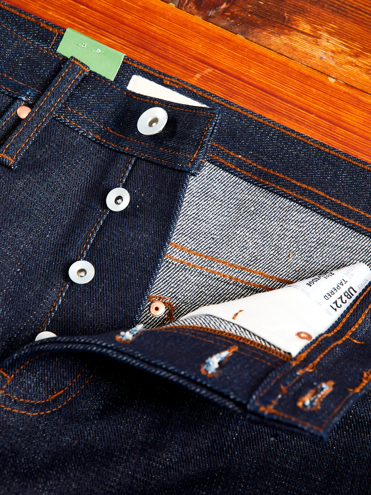 UB221 Heavyweight 21oz Selvedge Denim - Tapered Fit - Image 8
